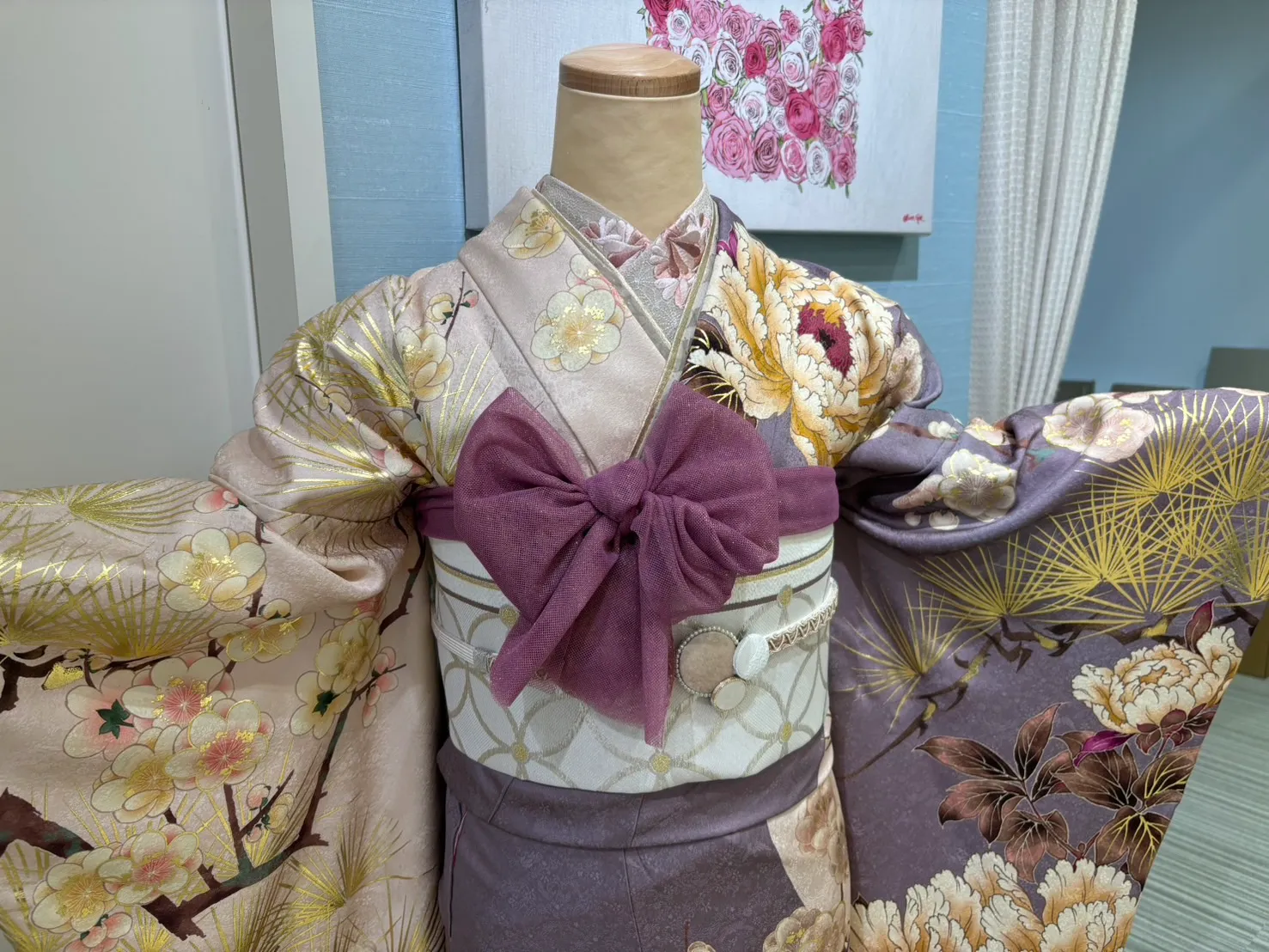 TAKAZEN　タカゼン　成人式振袖　振袖レンタル　バイカラー　ツートーン　綺麗　かっこいい