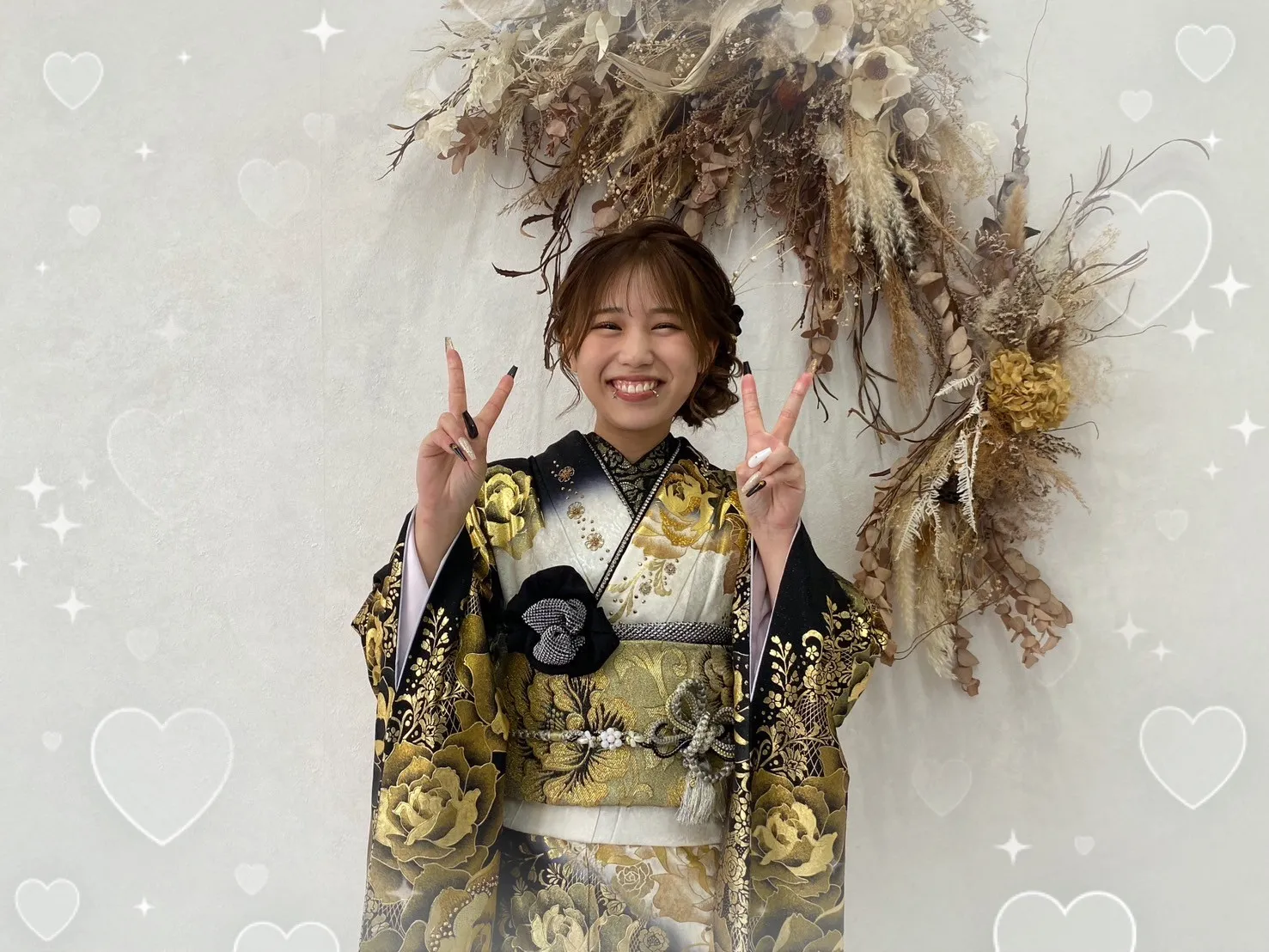 成人式 振袖 奈良 橿原 TAKAZEN 帯 袋帯 アレンジ かわいい オシャレ 華やか 飾り紐