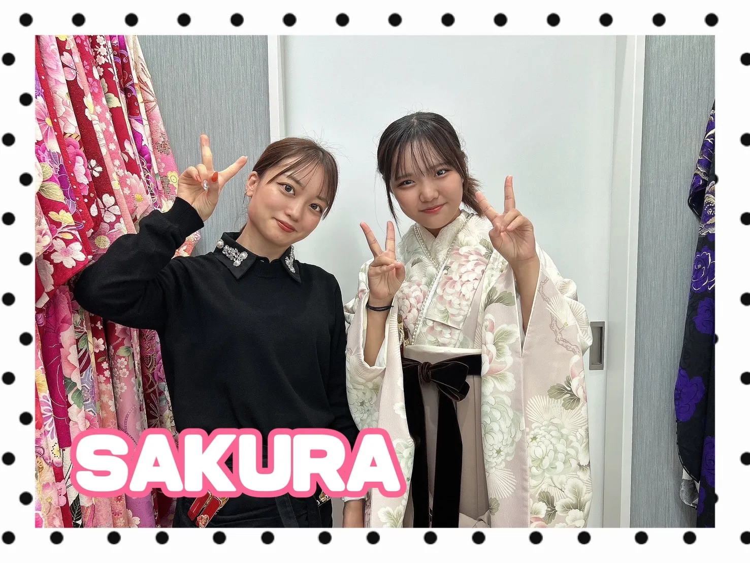 【TAKAZEN橿原店】18日♡2025年卒業のお洒落で可愛いくすみガーリーな袴姫ちゃん♡