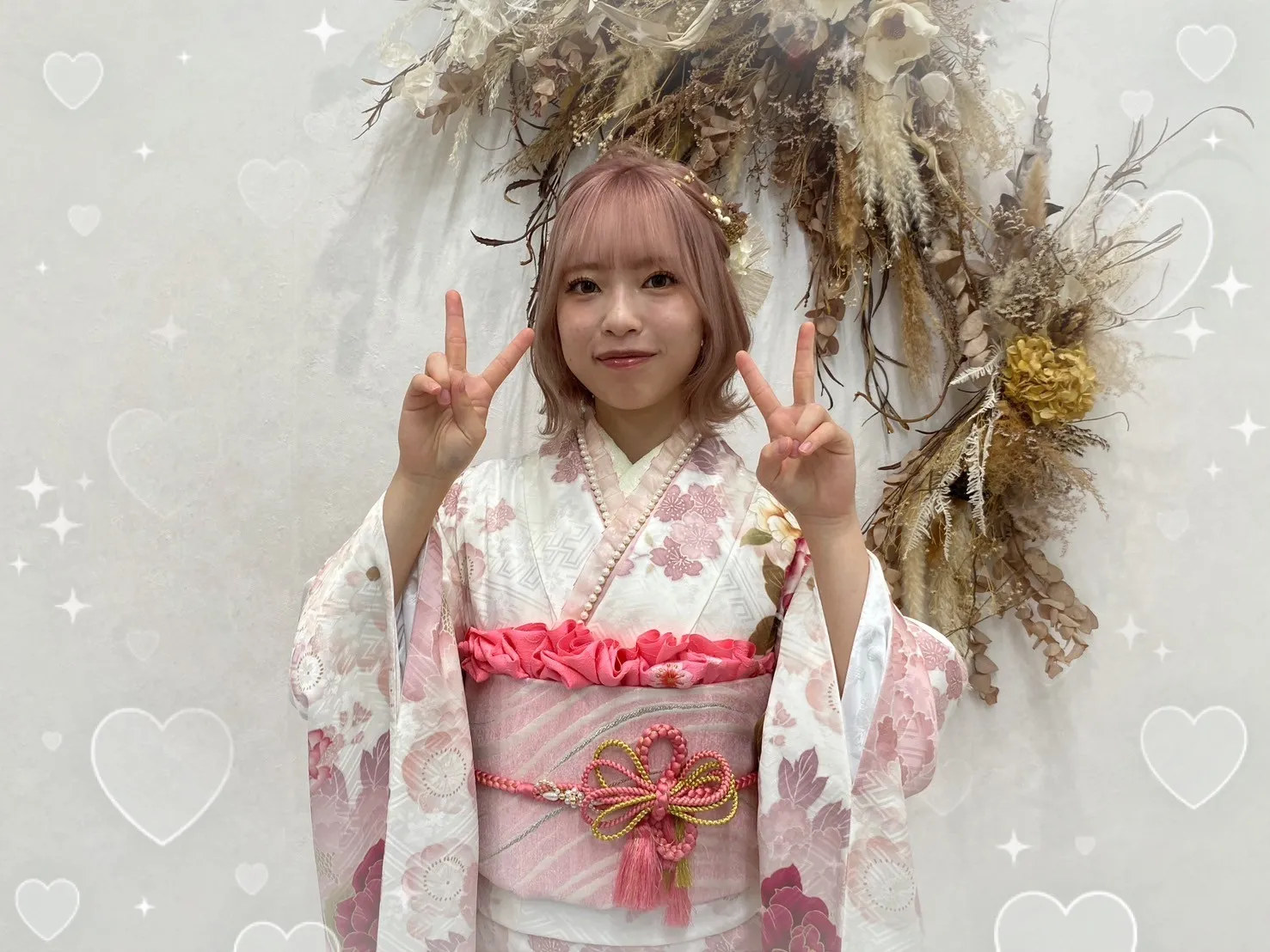 振袖 レンタル 可愛い おしゃれ かっこいい イマドキ くすみ 写真 妹割