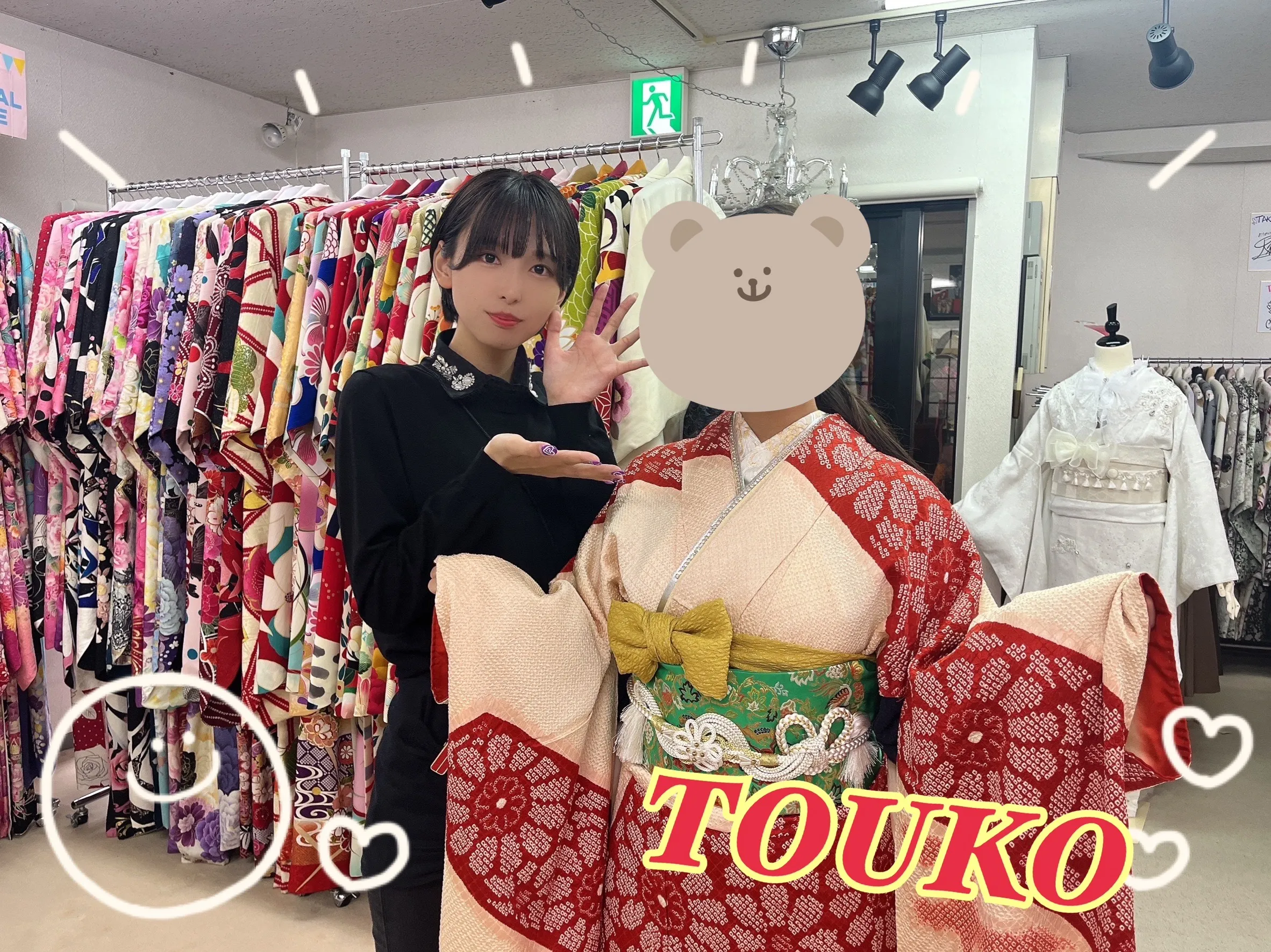 振袖 レンタル 奈良 振袖安い 持ち込み 可愛い 総柄絞り 赤 白 イマドキ オシャレ