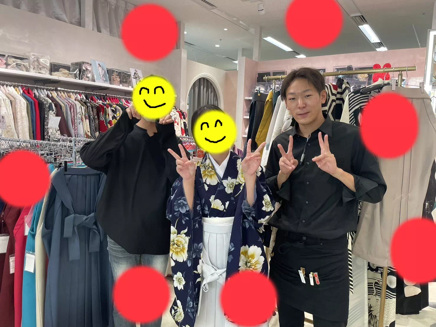 TAKAZEN神戸店 前撮り撮影会 イマドキ カワイイ コディネート 振袖 レンタル 袴