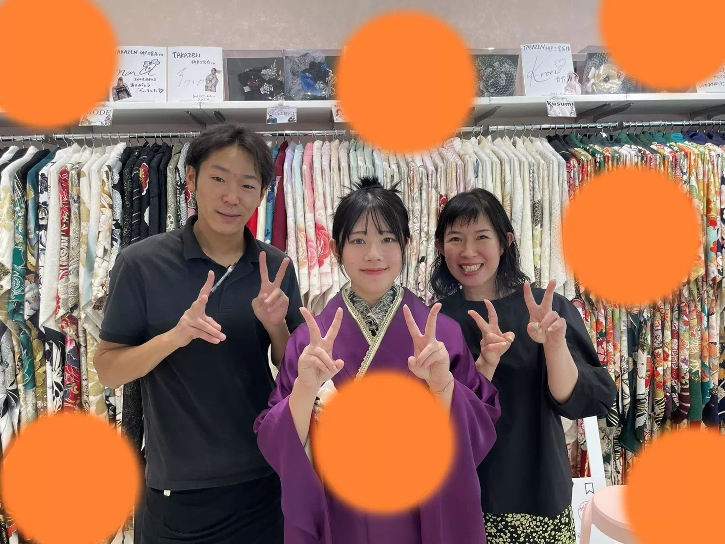 TAKAZEN神戸店 前撮り撮影会 イマドキ カワイイ コディネート 持込 ママ振り