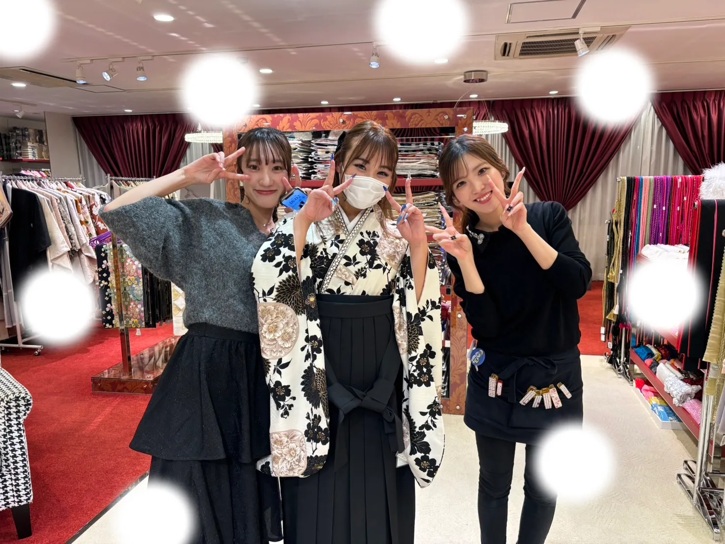 卒業式　袴　梅田