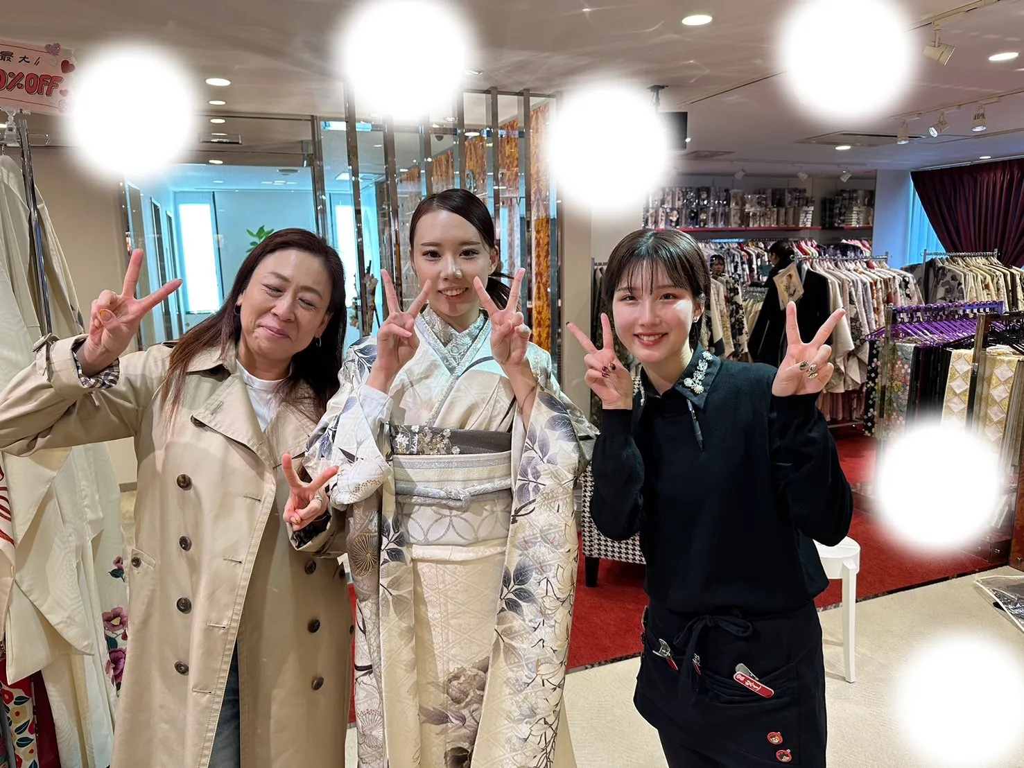 振袖レンタル 大阪梅田本店 白 綺麗 可愛い 大人っぽい