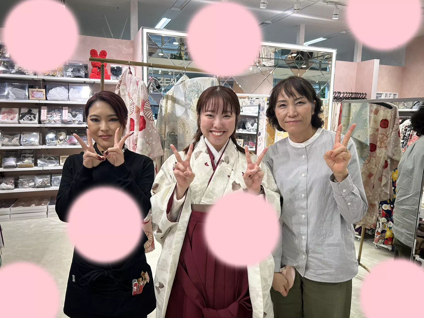 TAKAZEN神戸旧居留地店 卒業式 袴 前撮り撮影会 イマドキ カワイイ コディネート