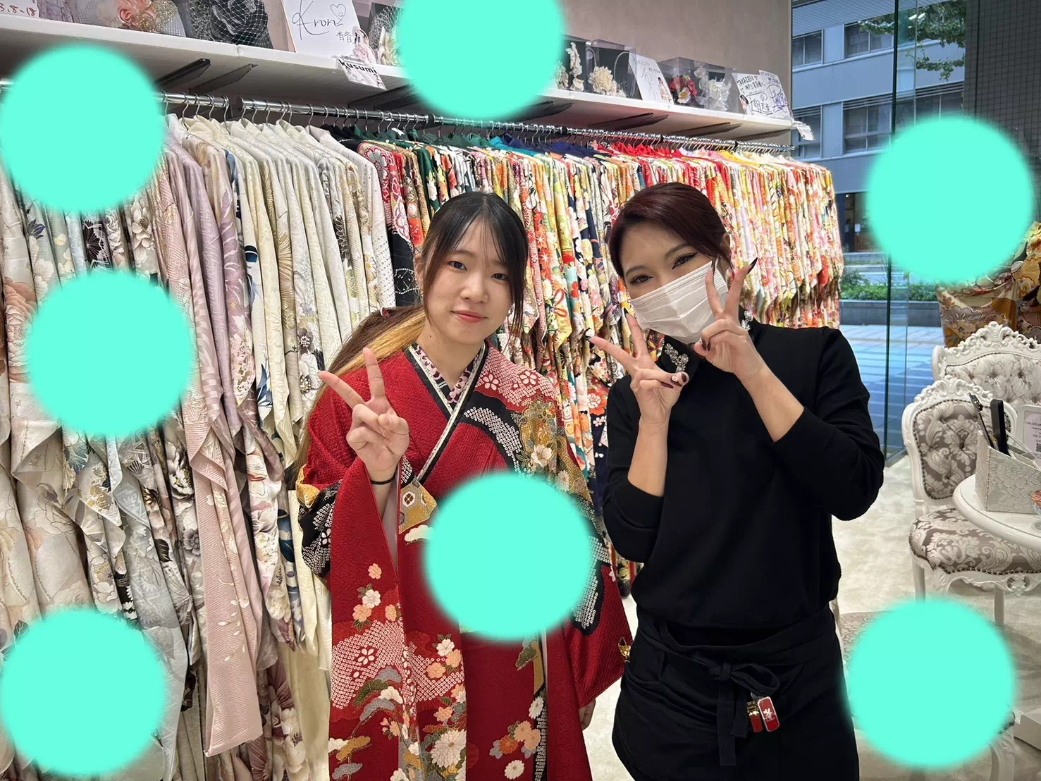 TAKAZEN神戸店 前撮り撮影会 イマドキ カワイイ コディネート 振袖 レンタル ママ振 持込プラン