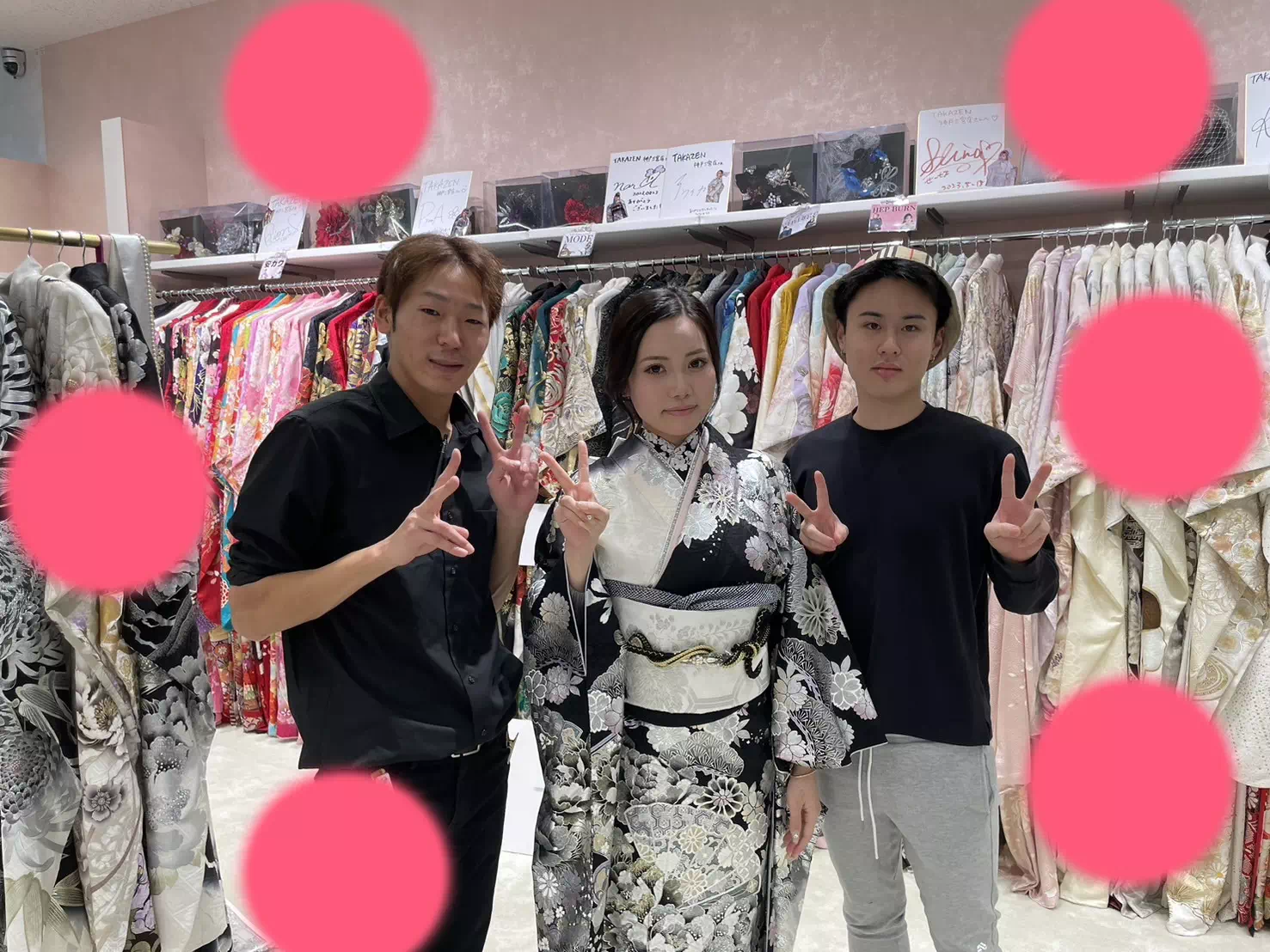 TAKAZEN神戸店 前撮り撮影会 イマドキ カワイイ コディネート 振袖 レンタル 袴