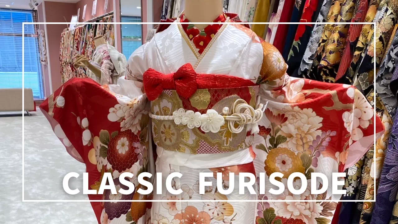 【TAKAZEN姫路店】♡6日 姫路市成人式でトレンドの白地に赤のデザインが可愛い正統派古典のお振袖のご紹介♡
