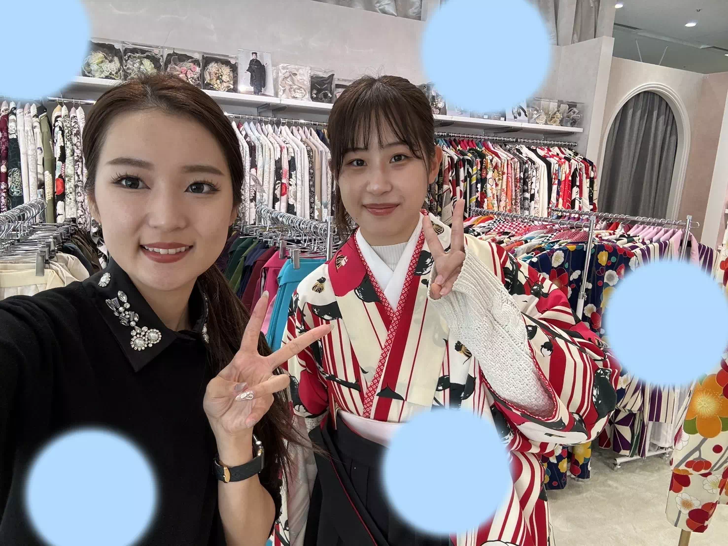 TAKAZEN神戸店 前撮り撮影会 イマドキ カワイイ コディネート 振袖 レンタル 袴