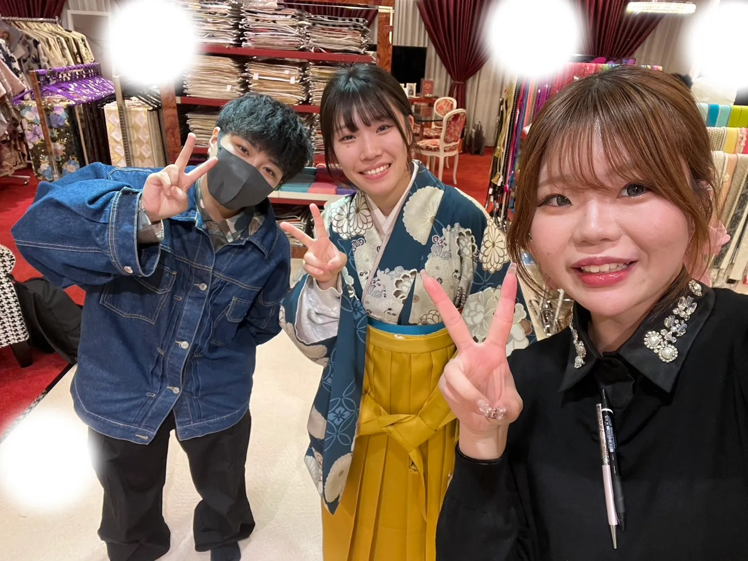 卒業式 袴 レンタル 青 古典 人気 新作