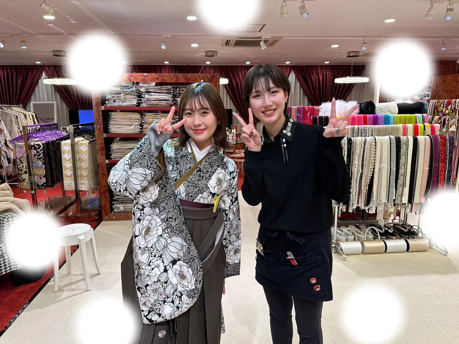 成人式　前撮り　梅田　袴レンタル　くすみカラー　かわいい