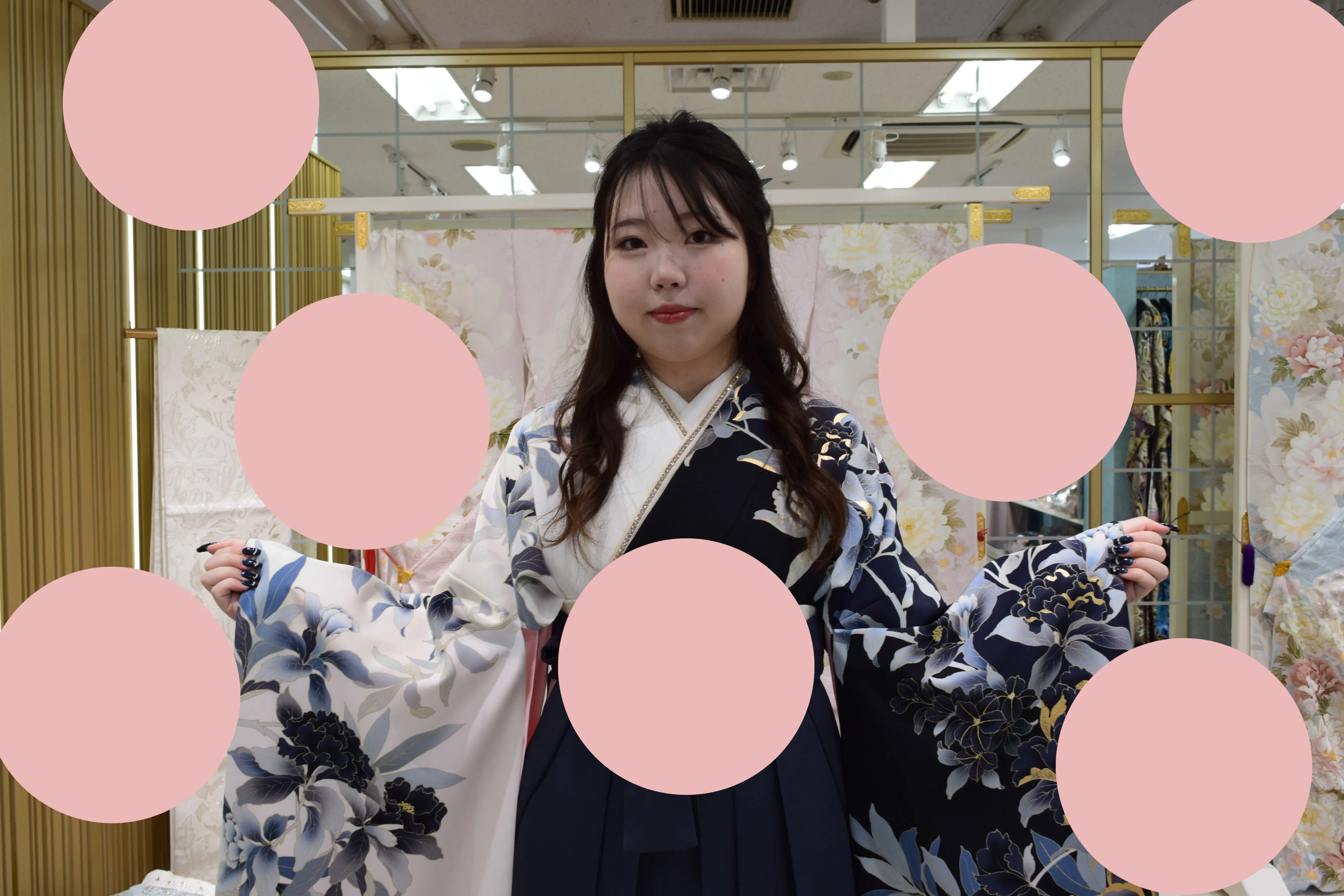 前撮り　袴　撮影会　可愛い　キラキラ