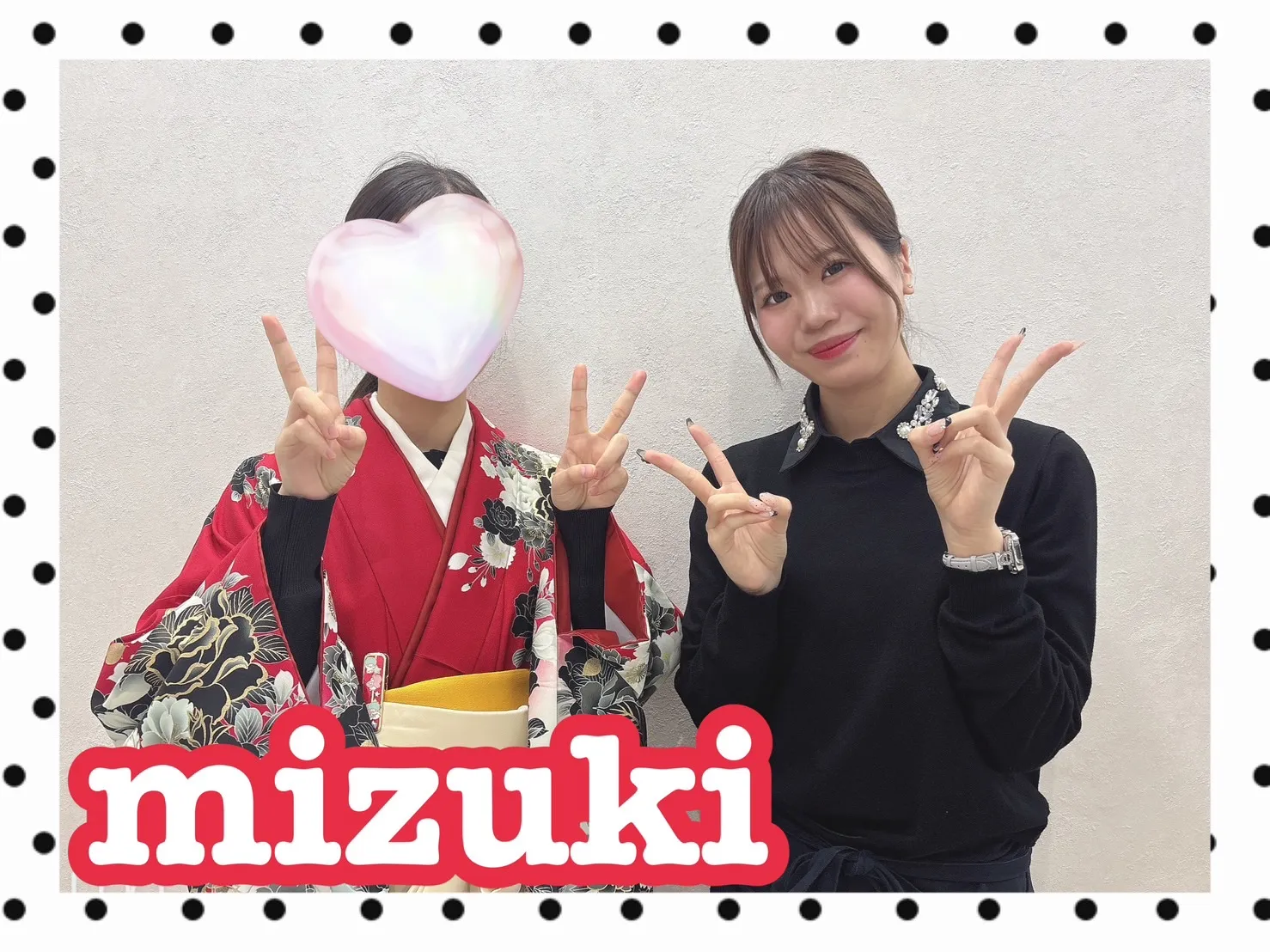 【TAKAZEN橿原店】4日♡2025年卒業の赤色のモード袴姫ちゃん♡