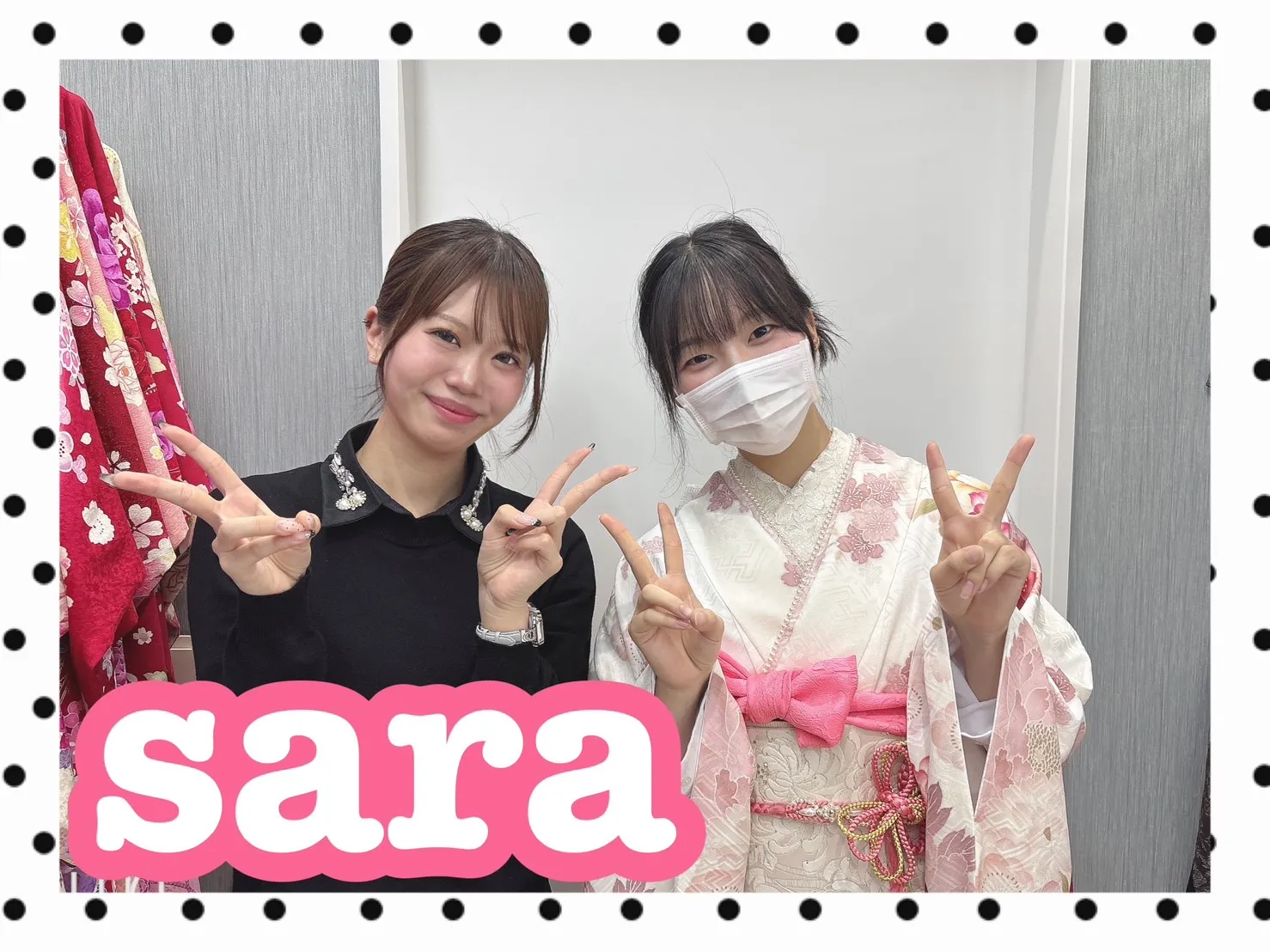 【TAKAZEN橿原店】11日♡2025年成人のお洒落すぎる立体花お振袖でお写真プラン姫ちゃん＆2027年成人の可愛すぎるくすみガーリーお振袖姫ちゃん♡