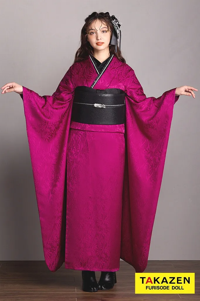 成人式 振袖 奈良 橿原 TAKAZEN 帯 袋帯 アレンジ かわいい オシャレ 華やか 飾り紐