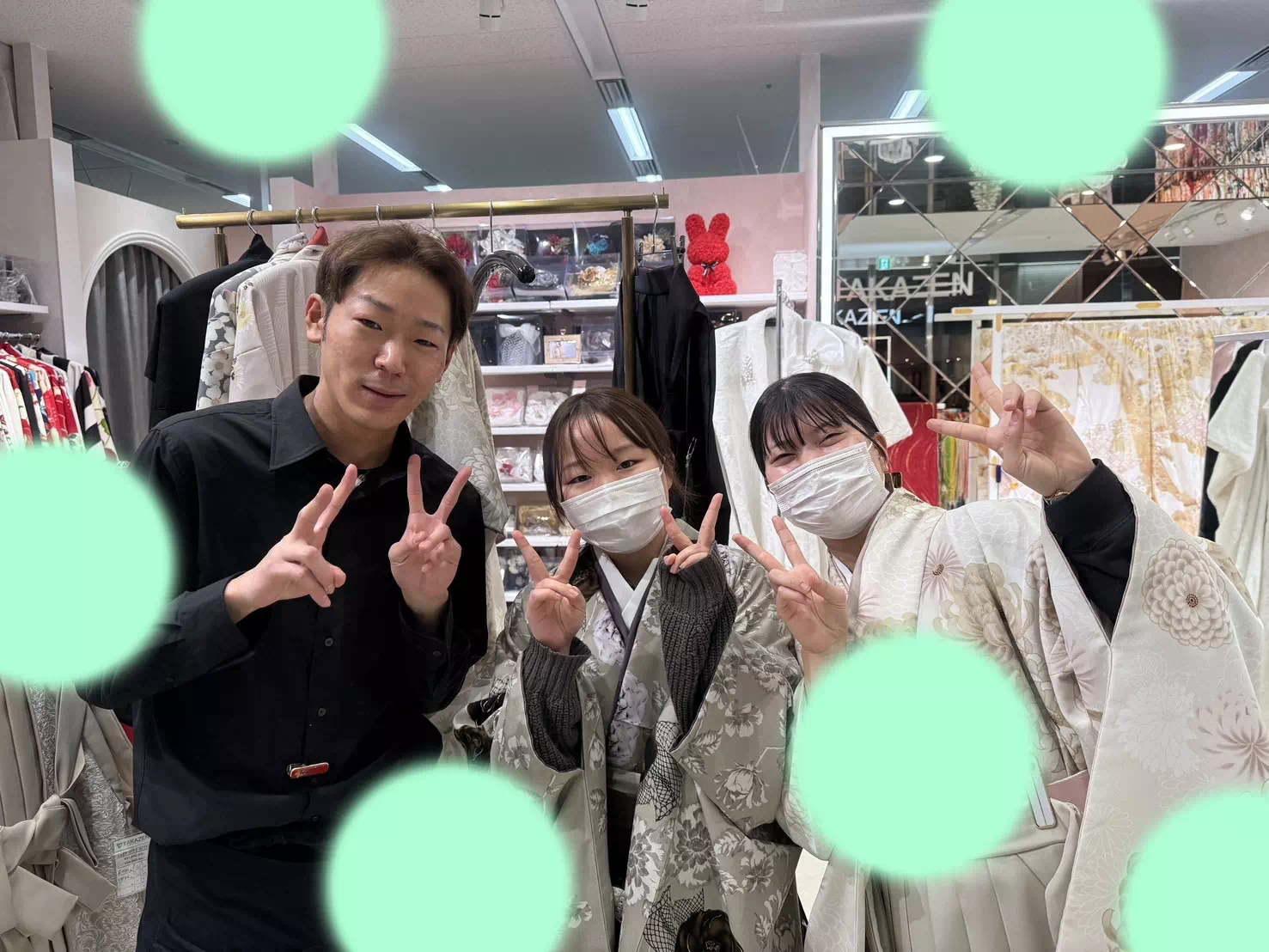 TAKAZEN神戸店 前撮り撮影会 イマドキ カワイイ コディネート 振袖 レンタル 袴
