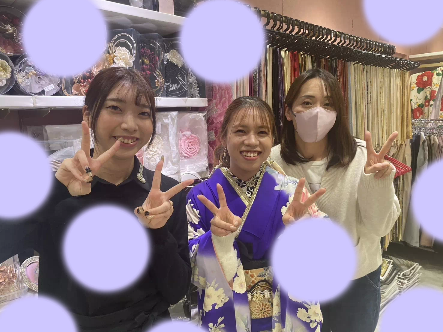 【TAKAZEN姫路店】♡22日　お母様の振袖をイマドキアレンジに！可愛すぎるお持ち込み振袖姫ちゃん♡