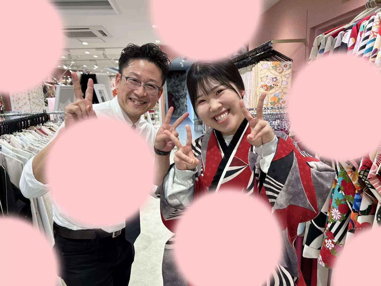 【TAKAZEN姫路店】♡21日　赤×黒がかっこいいイマドキクールな袴が似合う姫路市の袴レンタル姫ちゃん♡