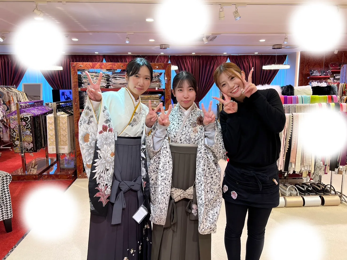 成人式 前撮り 梅田 袴 くすみカラー かわいい イマドキ 淡色 古典 タカゼン 撮影