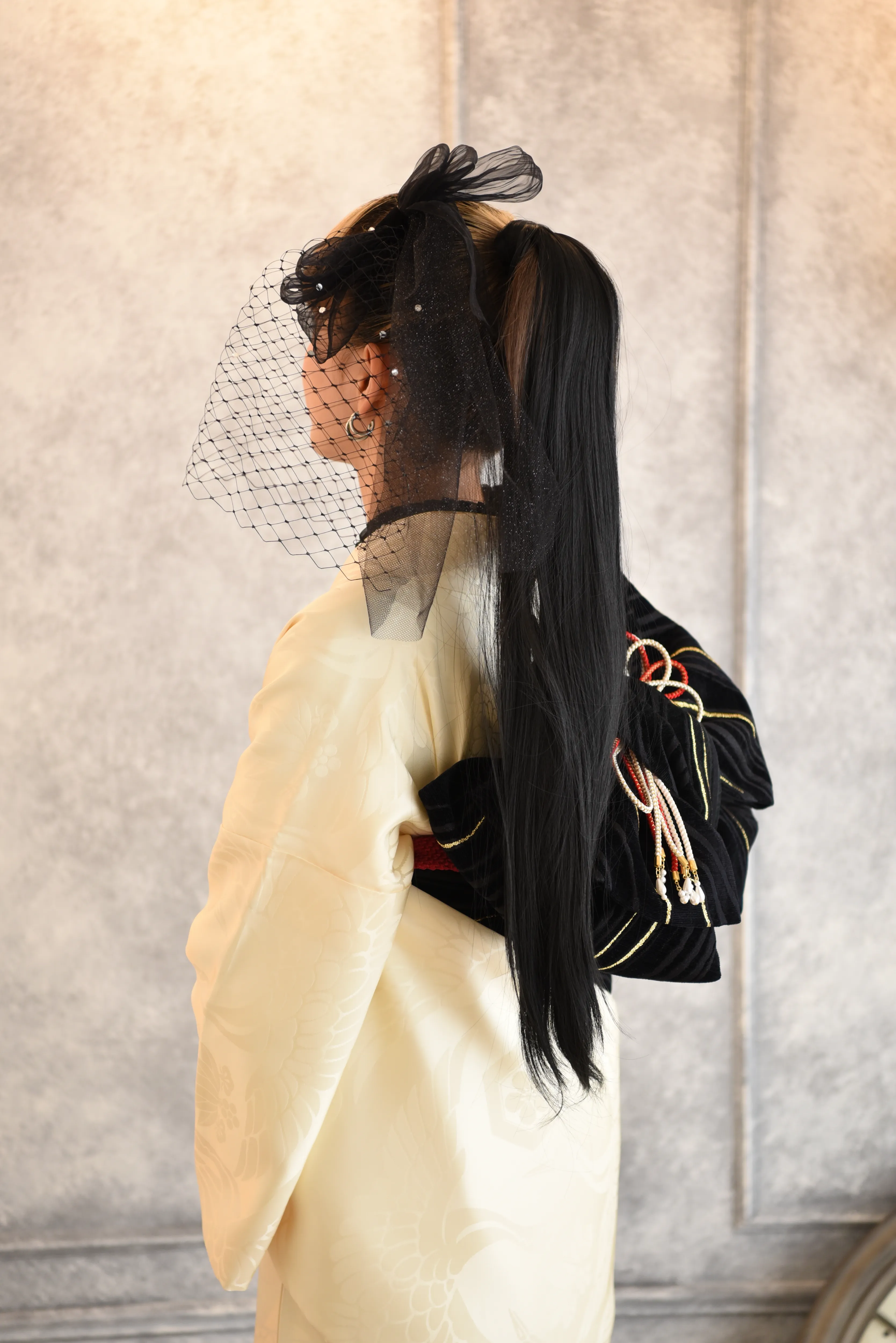成人式　振袖レンタル　帯結び　帯　バックショット