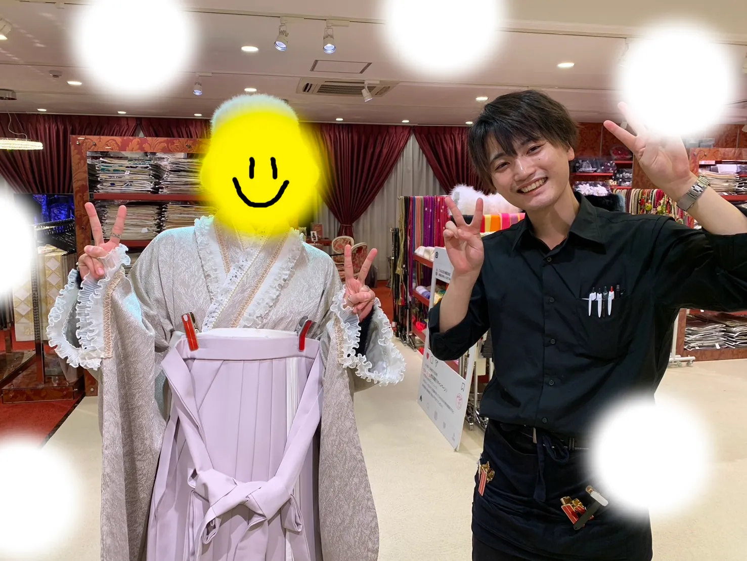 成人式 前撮り 梅田 袴 くすみカラー かわいい イマドキ 淡色 古典 タカゼン 撮影