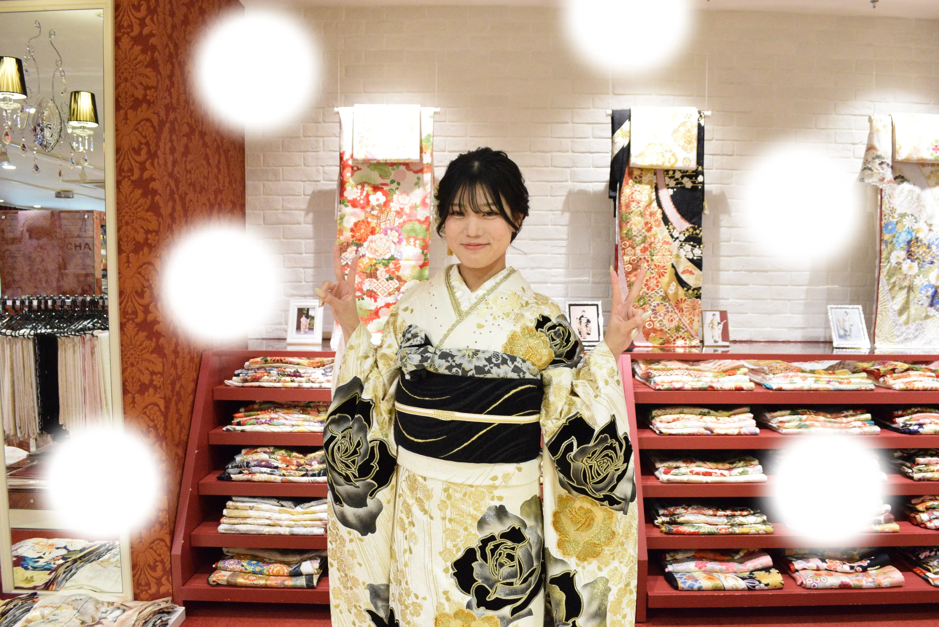 成人式　前撮り　梅田　モード　キラキラ　かっこいい　綺麗