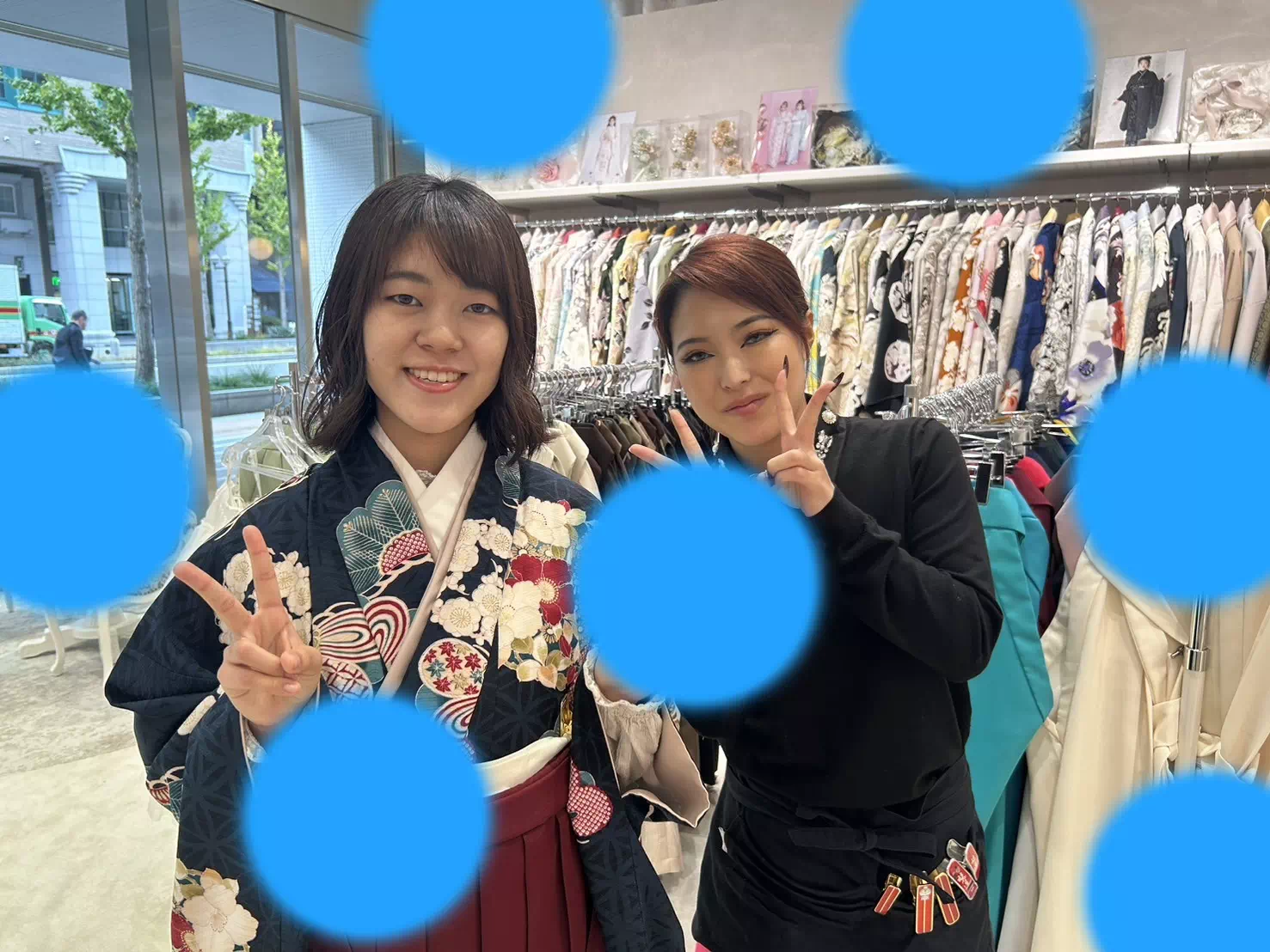 TAKAZEN神戸店 前撮り撮影会 卒業式 袴 古典 イマドキ カワイイ コディネート