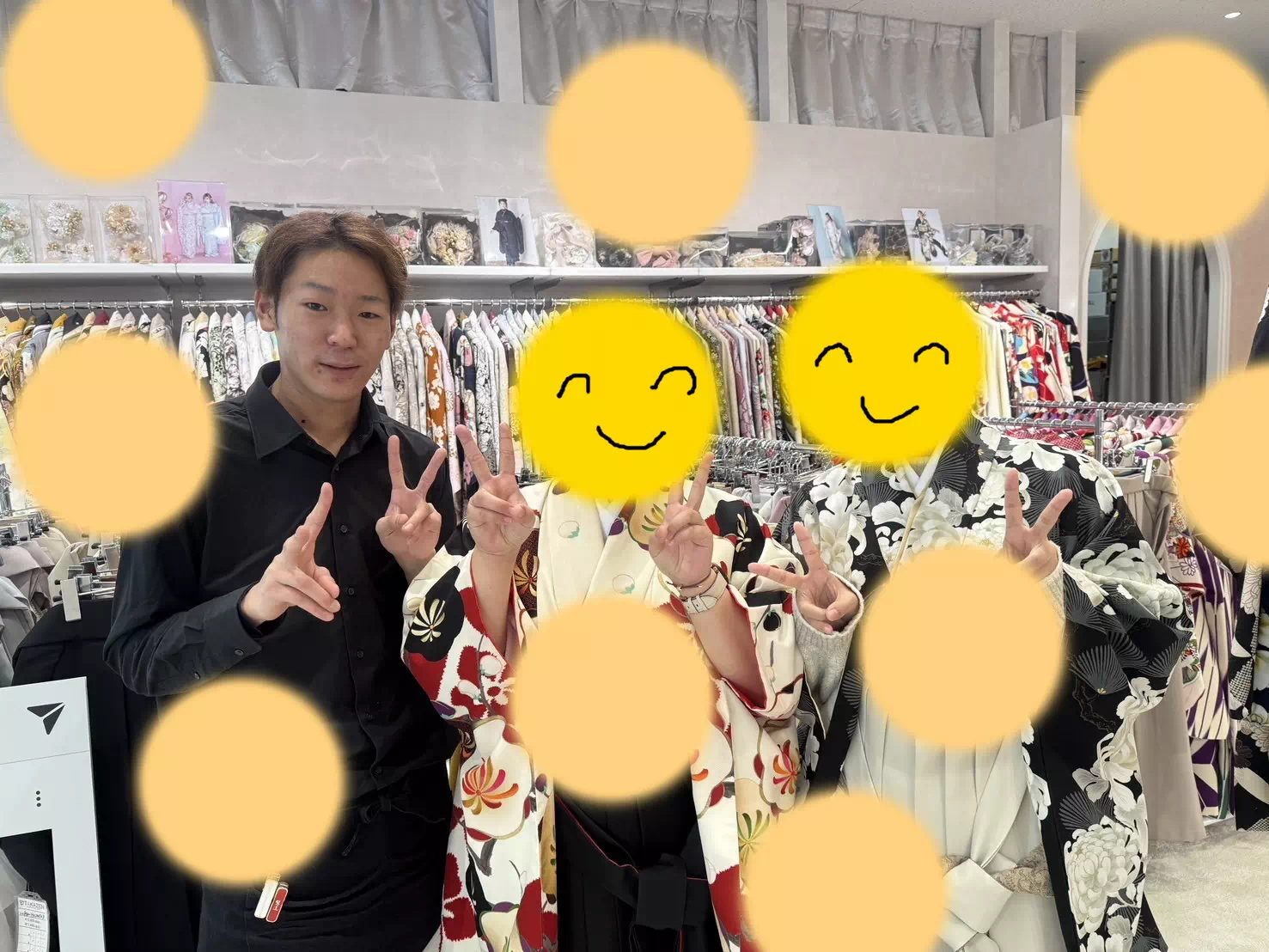 TAKAZEN神戸店 カワイイ コディネート レンタル 袴 卒業式