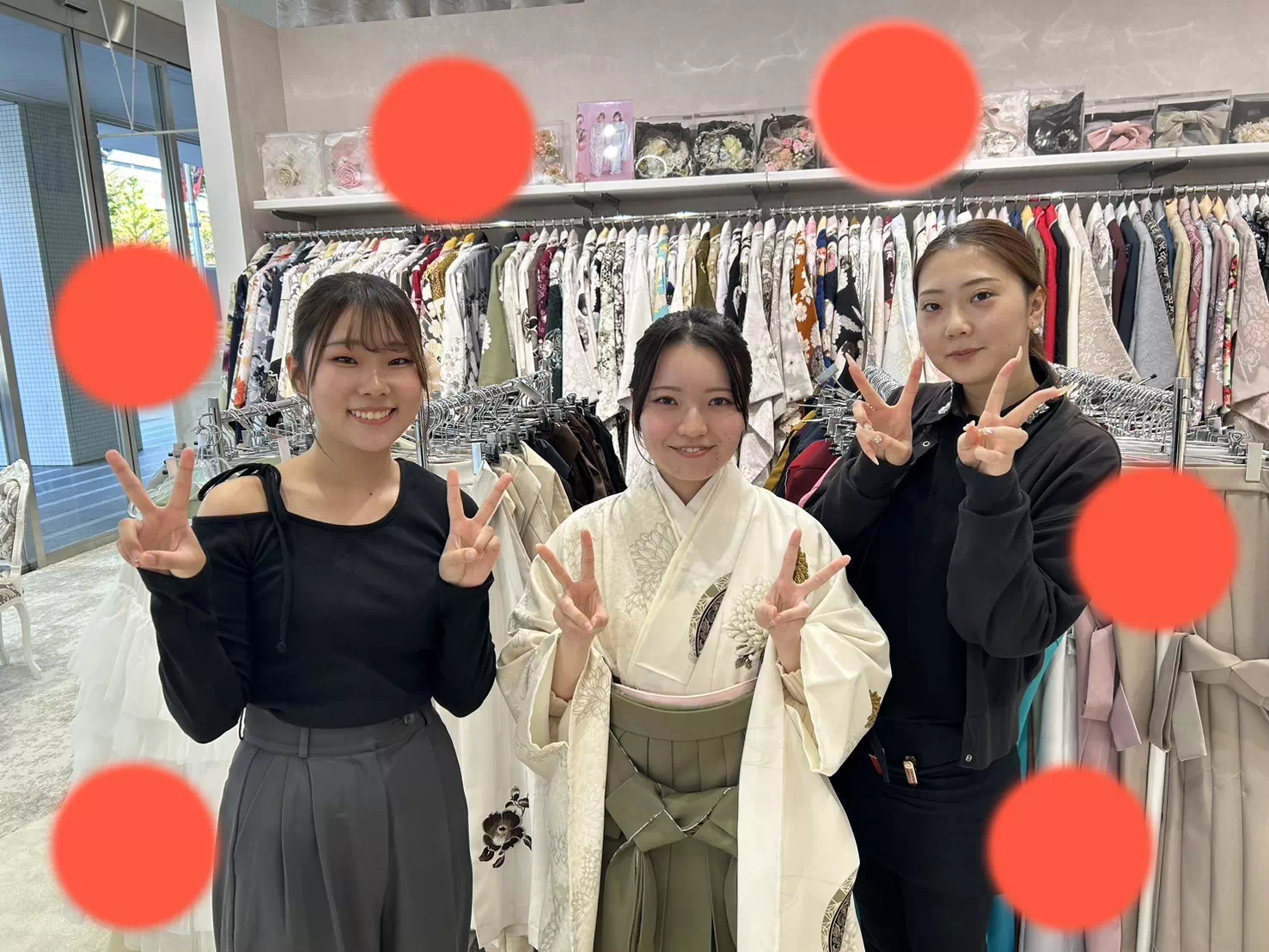 TAKAZEN神戸店 前撮り撮影会 イマドキ カワイイ コディネート 振袖 レンタル 袴