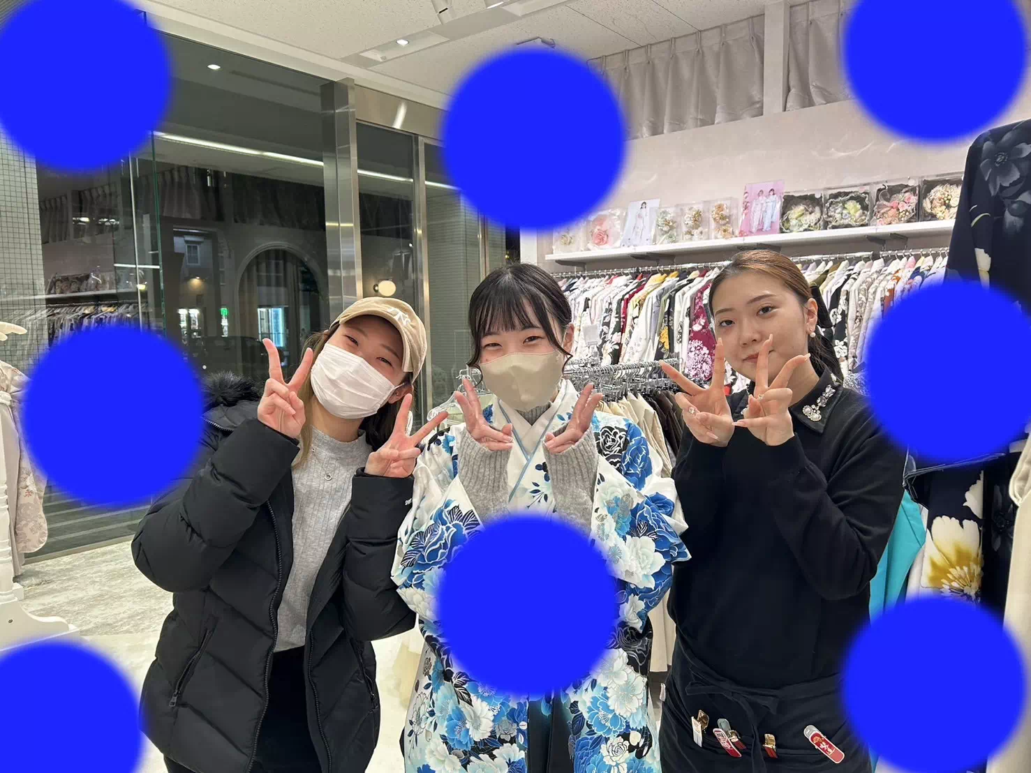 TAKAZEN神戸店 神戸旧居留地店 前撮り撮影会 イマドキ カワイイ コディネート 振袖 レンタル 袴