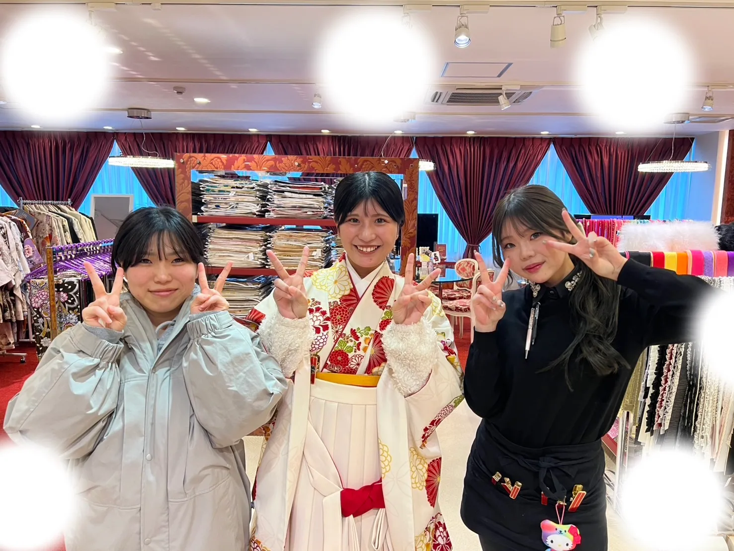 成人式 前撮り 梅田 袴 くすみカラー かわいい イマドキ 淡色 古典 タカゼン 撮影