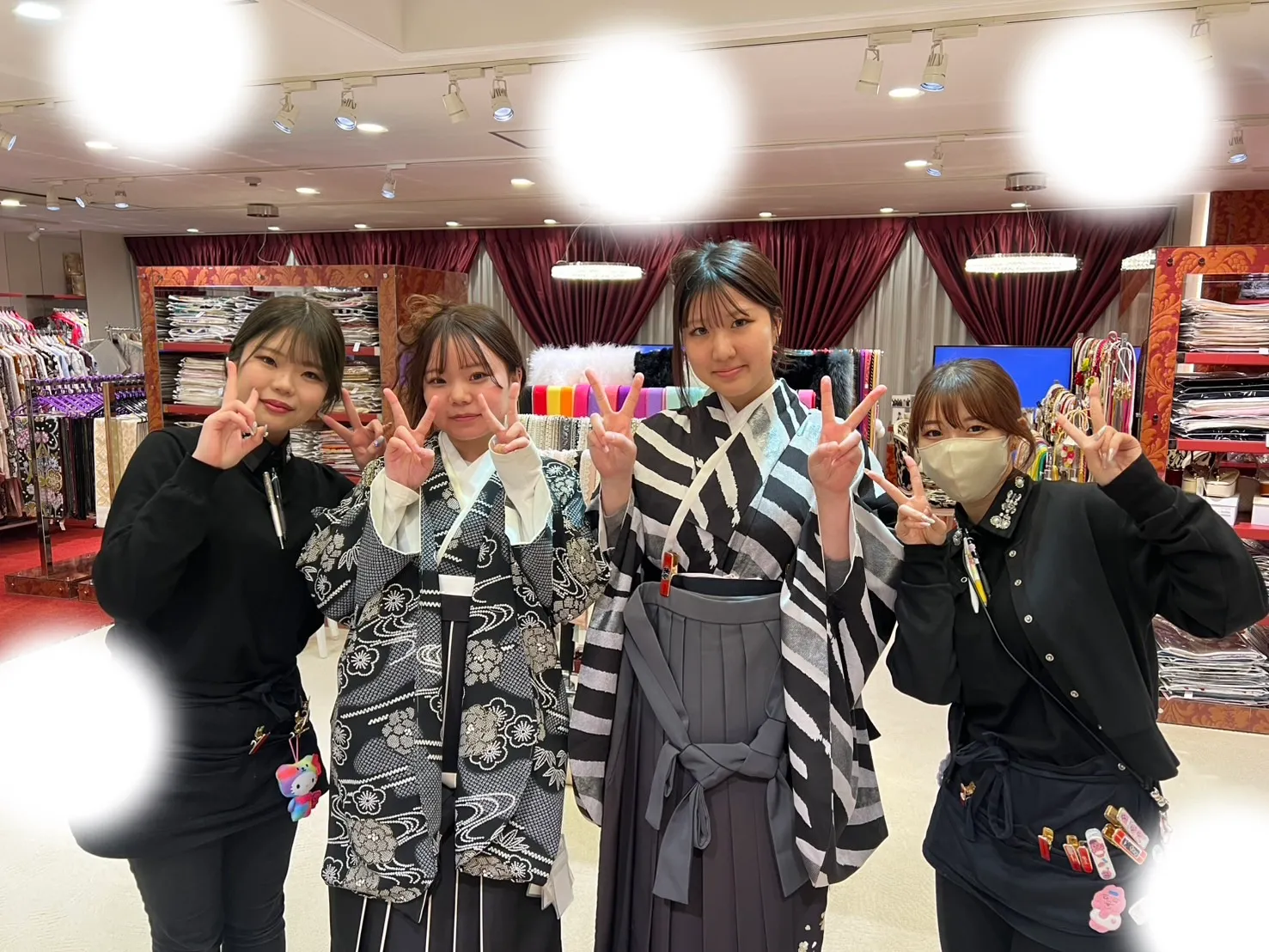 成人式 前撮り 梅田 袴 くすみカラー かわいい イマドキ 淡色 古典 タカゼン 撮影