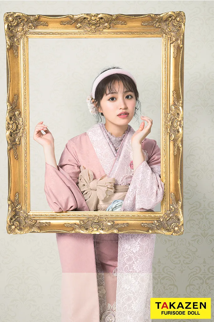 成人式　振袖　フレンチガーリー　ピンク