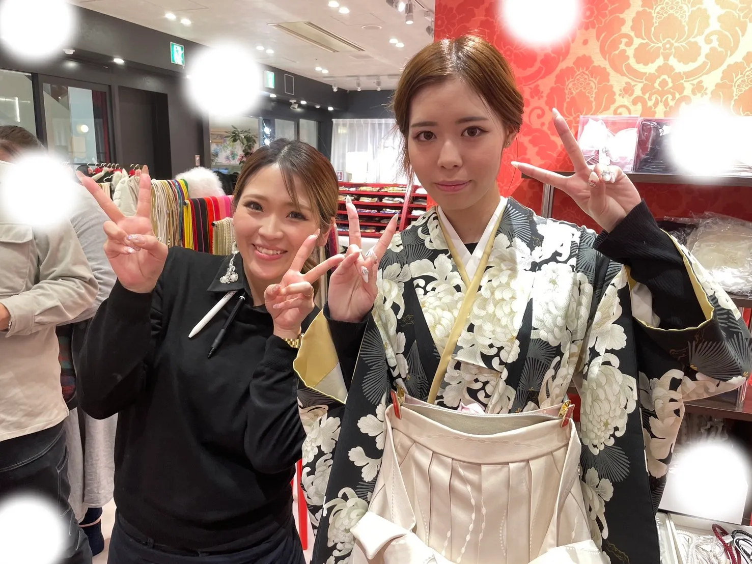 成人式 前撮り 梅田 袴 くすみカラー かわいい イマドキ 淡色 古典 タカゼン 撮影