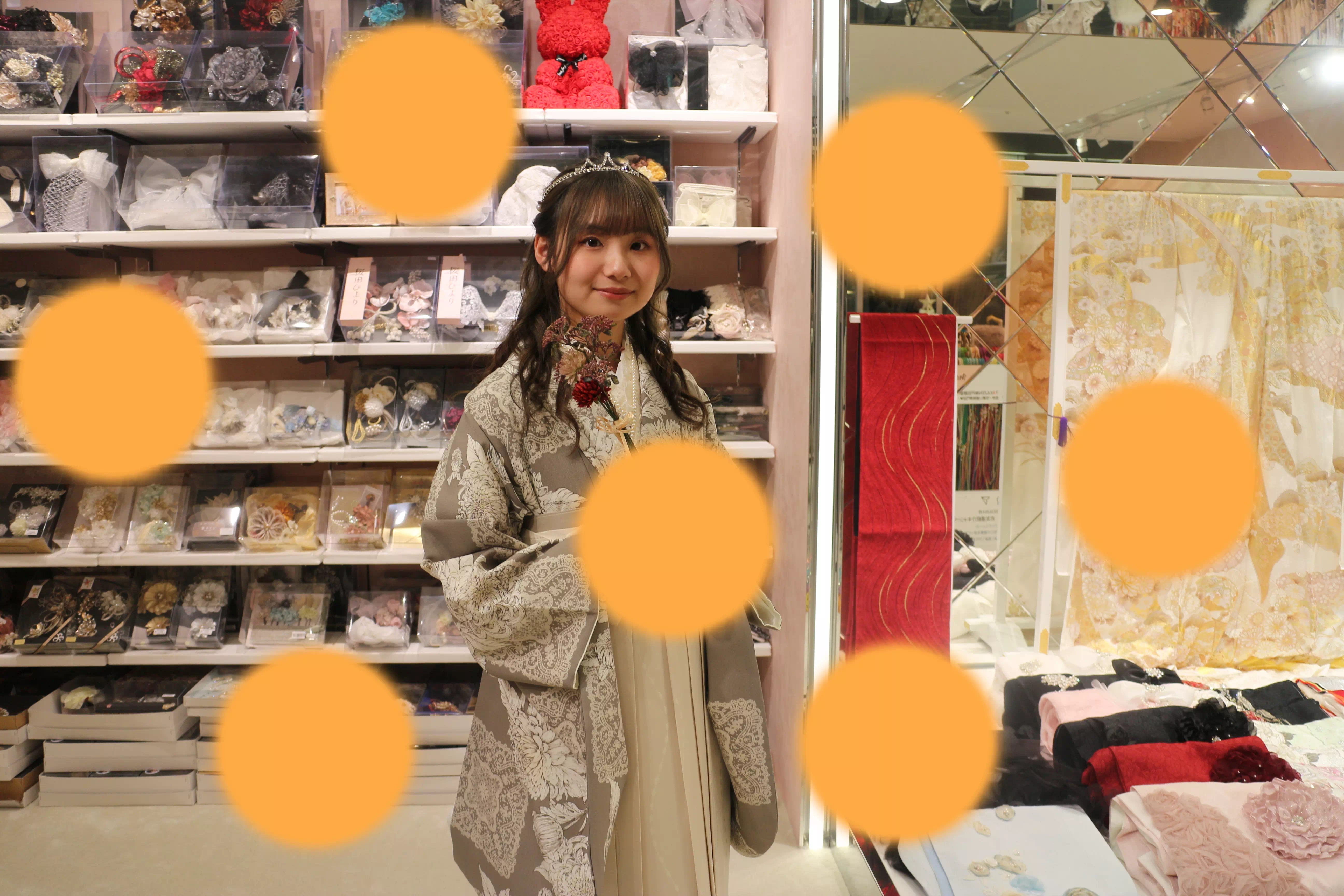 TAKAZEN神戸店　前撮り撮影会　イマドキ　カワイイ　コディネート　振袖　レンタル　袴　