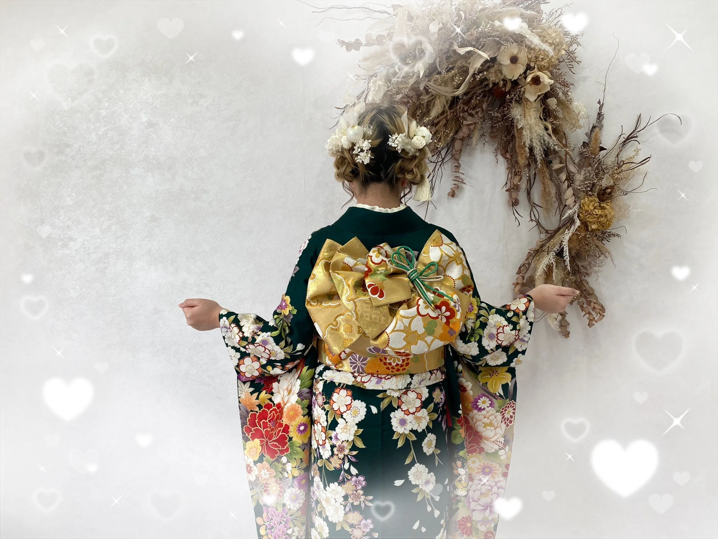 振袖 レンタル 前撮り 撮影会 可愛い おしゃれ かっこいい イマドキ くすみ レトロ 安い