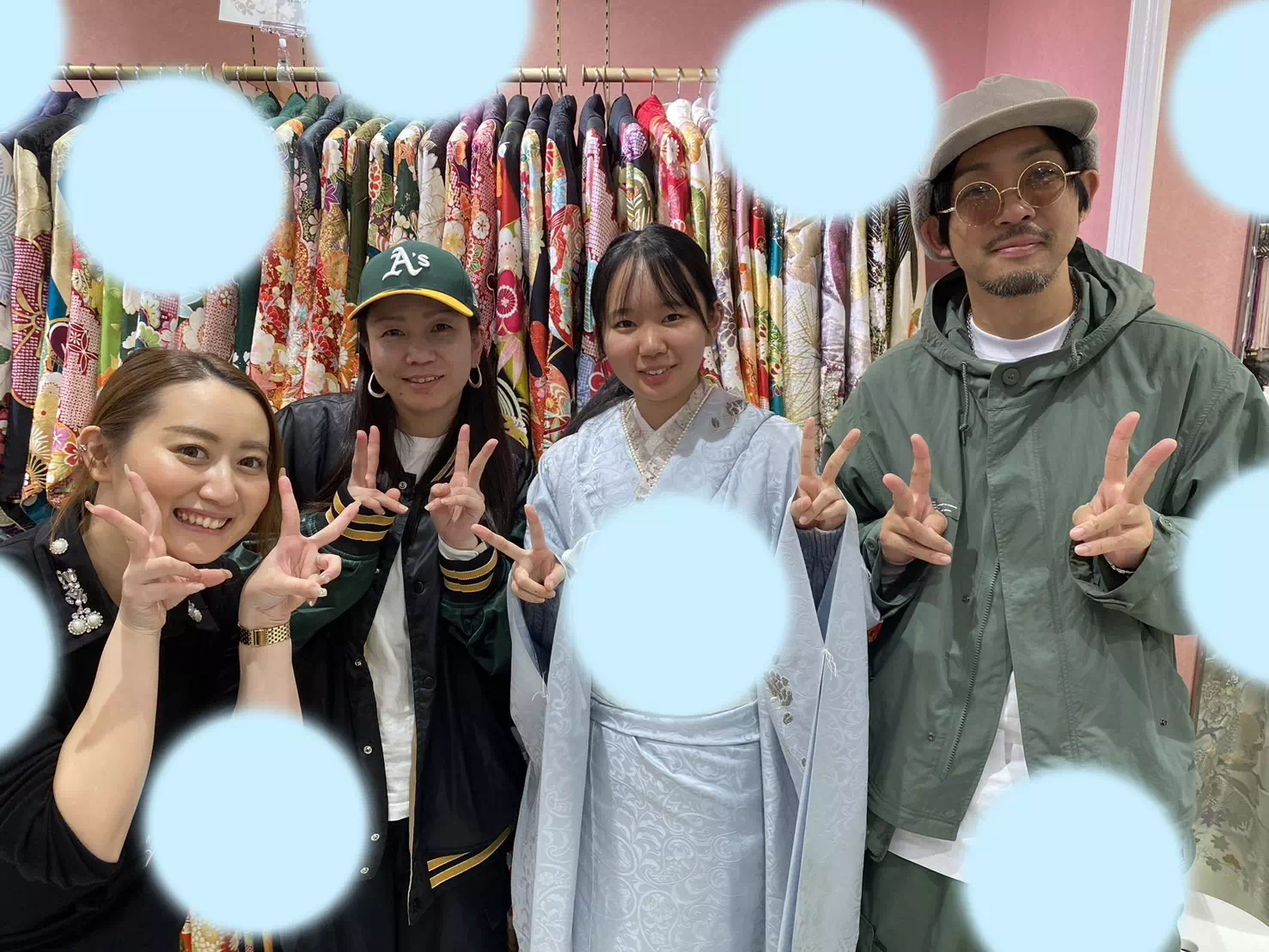 【TAKAZEN姫路店】♡1日 宍粟市成人式の水色が爽やかで可愛い2026年成人の振袖姫ちゃん♡
