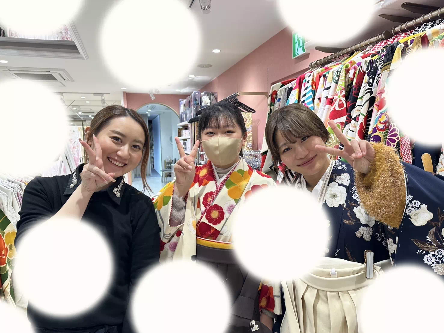 【TAKAZEN姫路店】♡4日 2025年卒業式のくすみカラーがおしゃれなイマドキの袴姫ちゃん♡