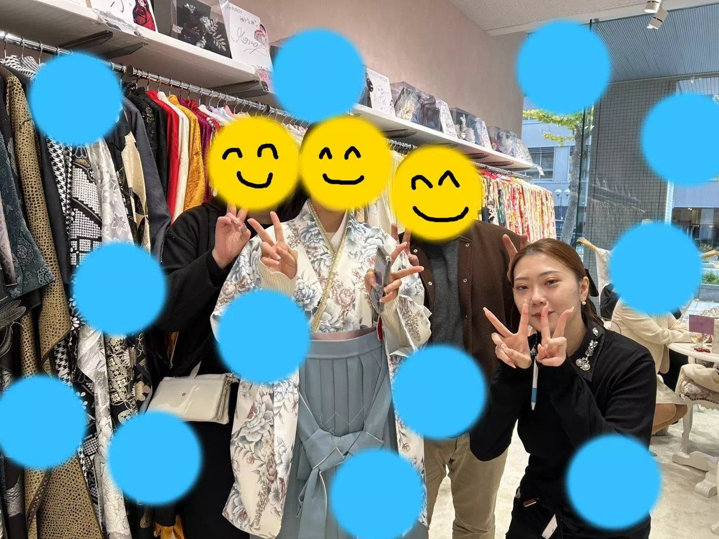 TAKAZEN神戸店 前撮り撮影会 イマドキ カワイイ コディネート 振袖 レンタル 袴