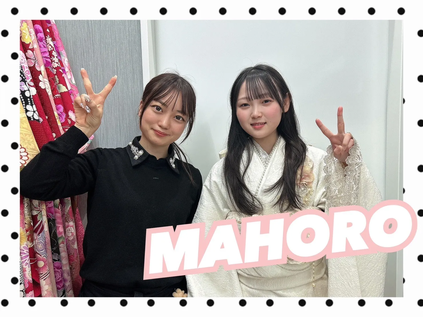 【TAKAZEN橿原店】9日♡2027年成人のTAKAZENオリジナルの立体花が可愛すぎるヘップバーンミニョンお振袖姫ちゃん♡