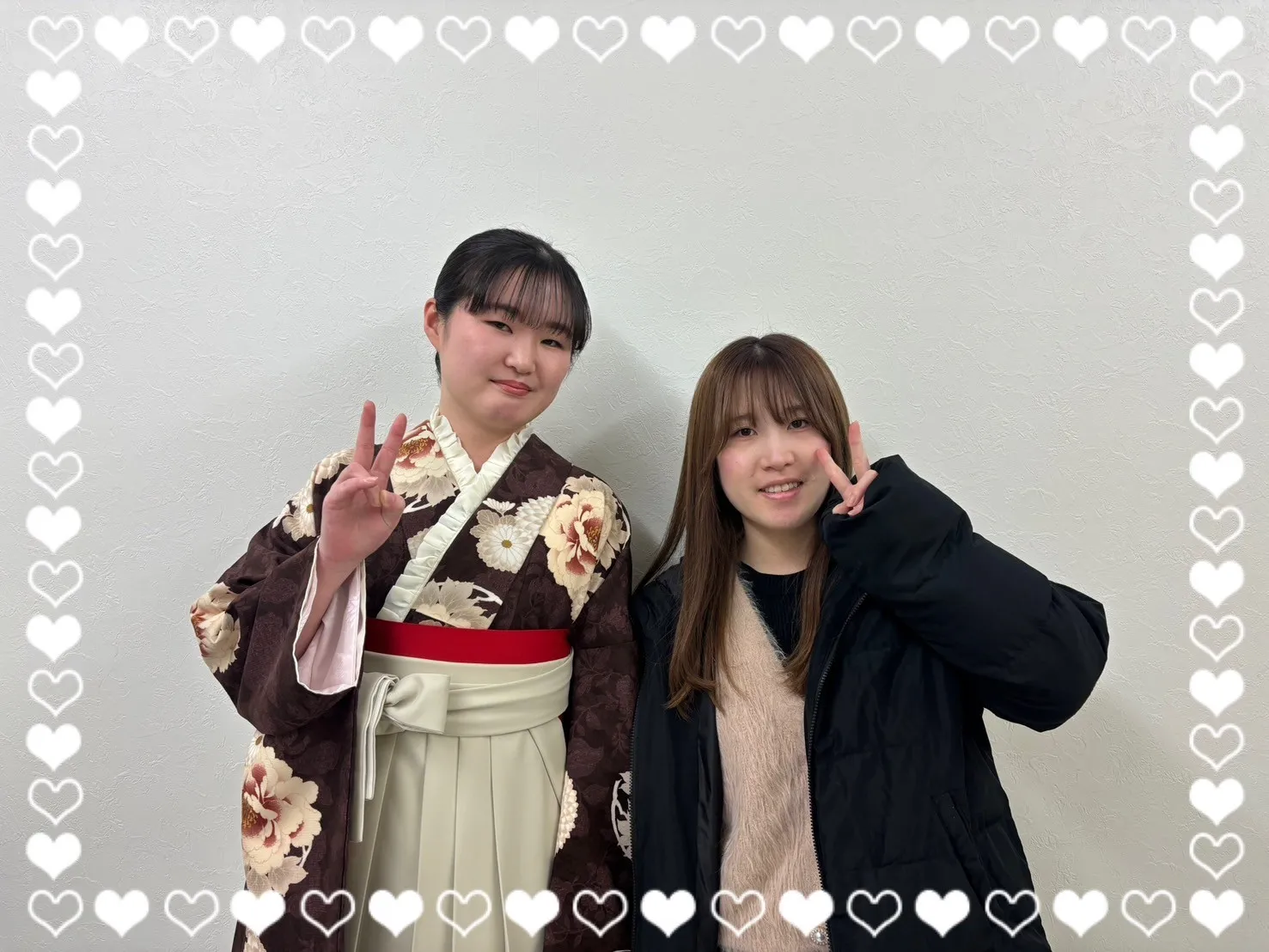卒業式 袴 前撮り撮影会 ブラウン かわいい くすみ イマドキ