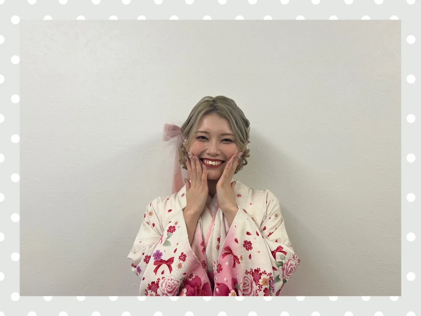 卒業式 袴 前撮り撮影会 可愛い ピンク 華やか 白