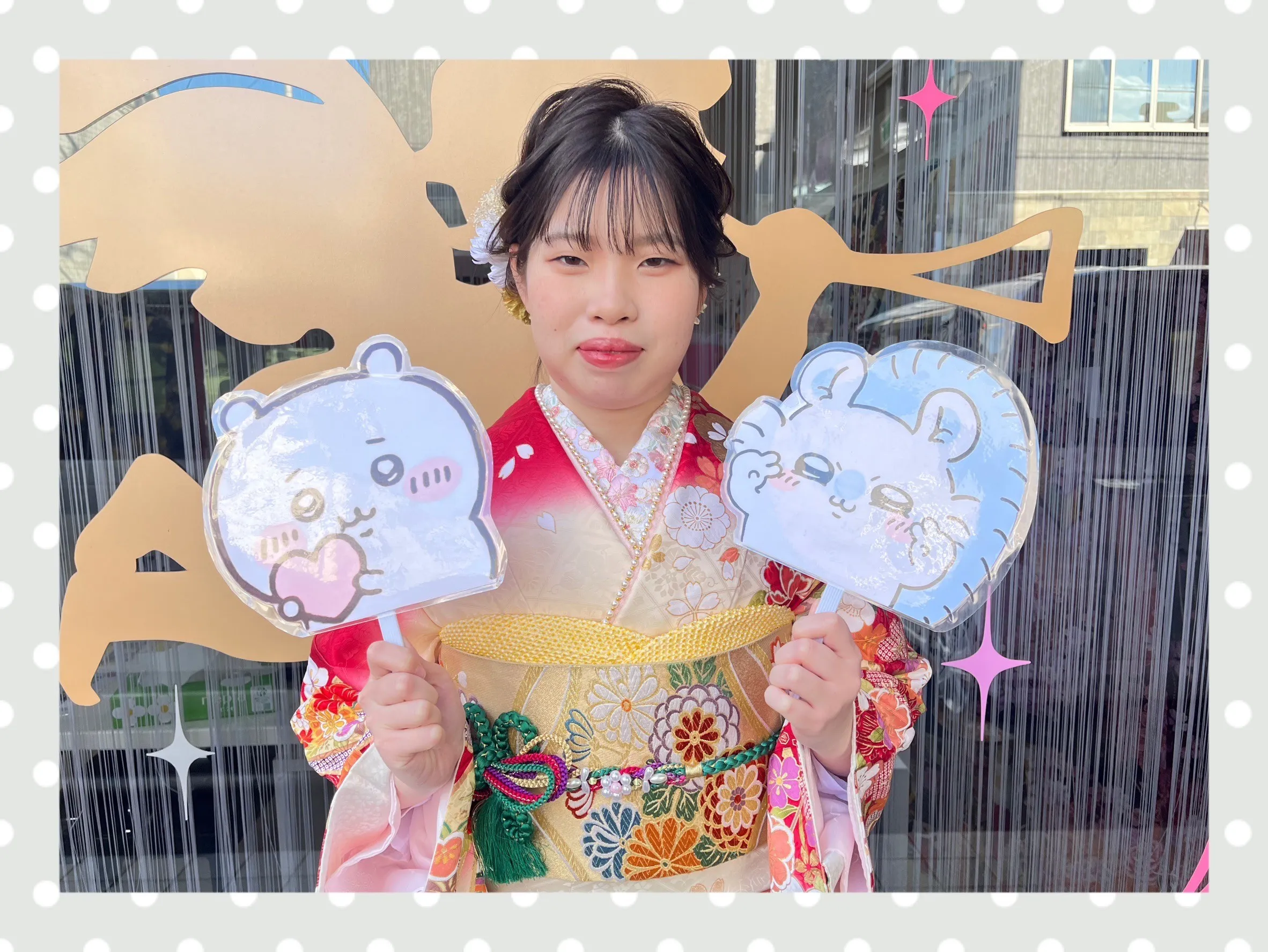 成人式 振袖 前撮り撮影会 奈良 可愛い 赤古典 綺麗 お上品 華やか 小花柄 はんなり
