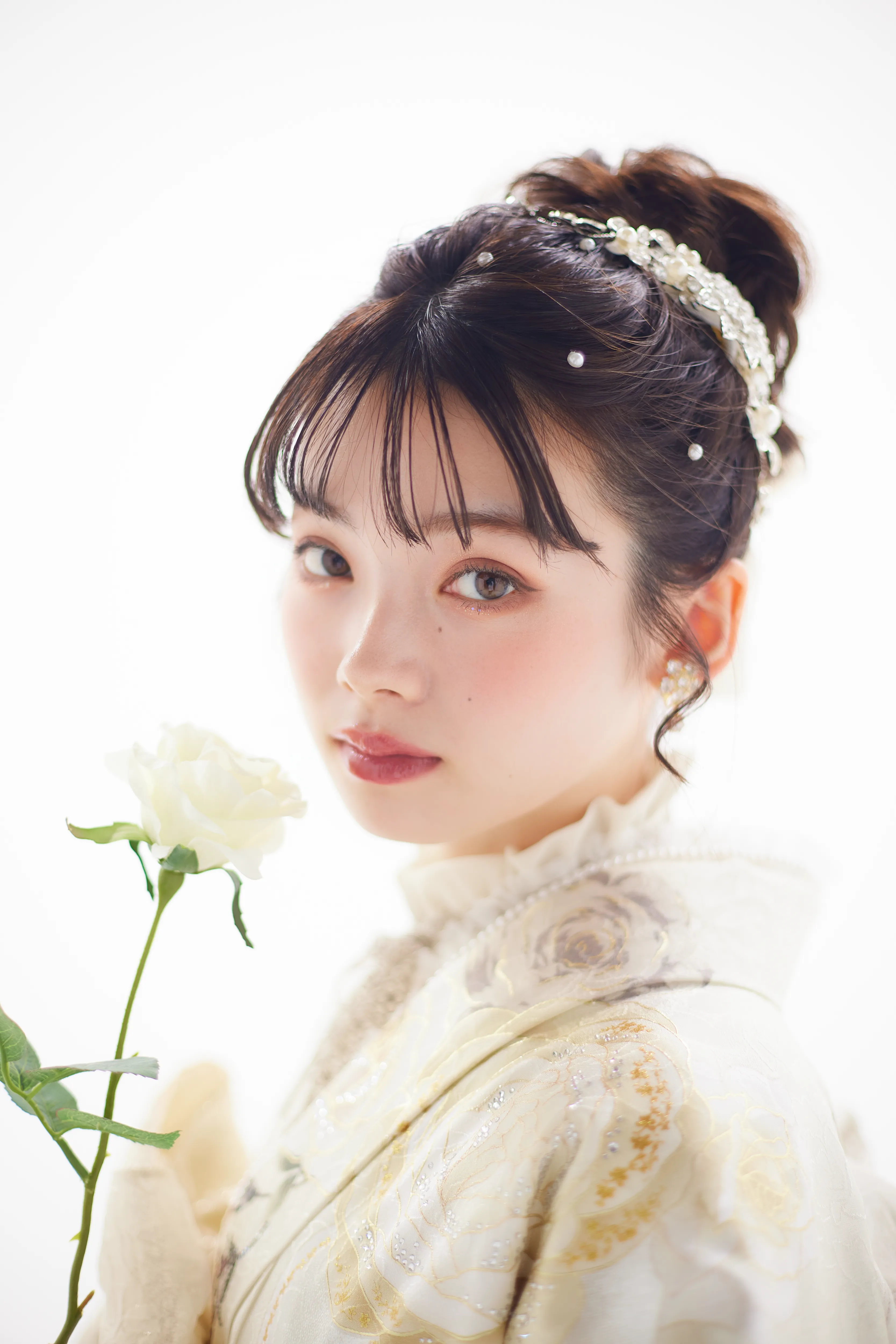 成人式振袖レンタル　ヘップバーン　かわいい　黄色