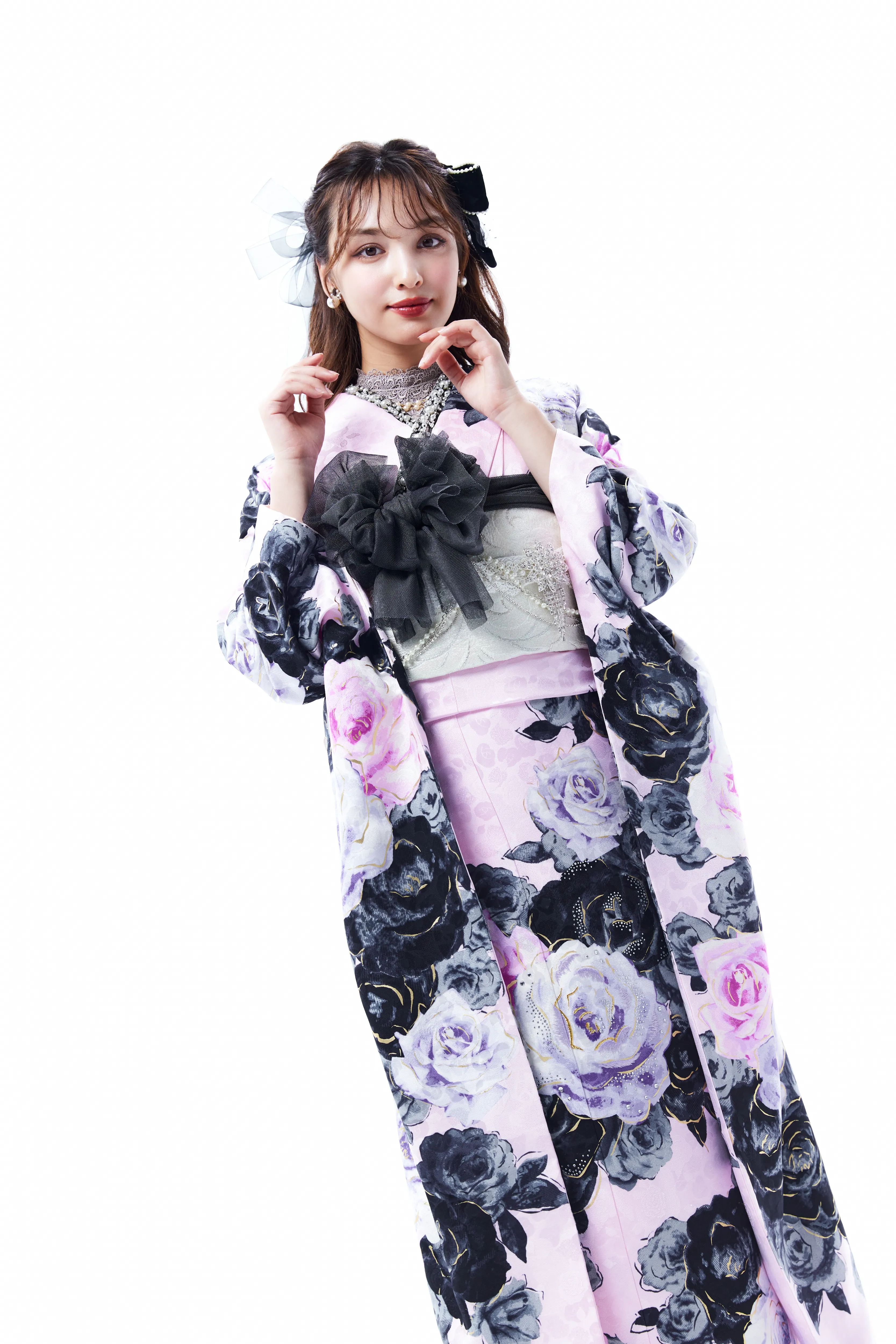 成人式振袖レンタル　かわいい　ピンク