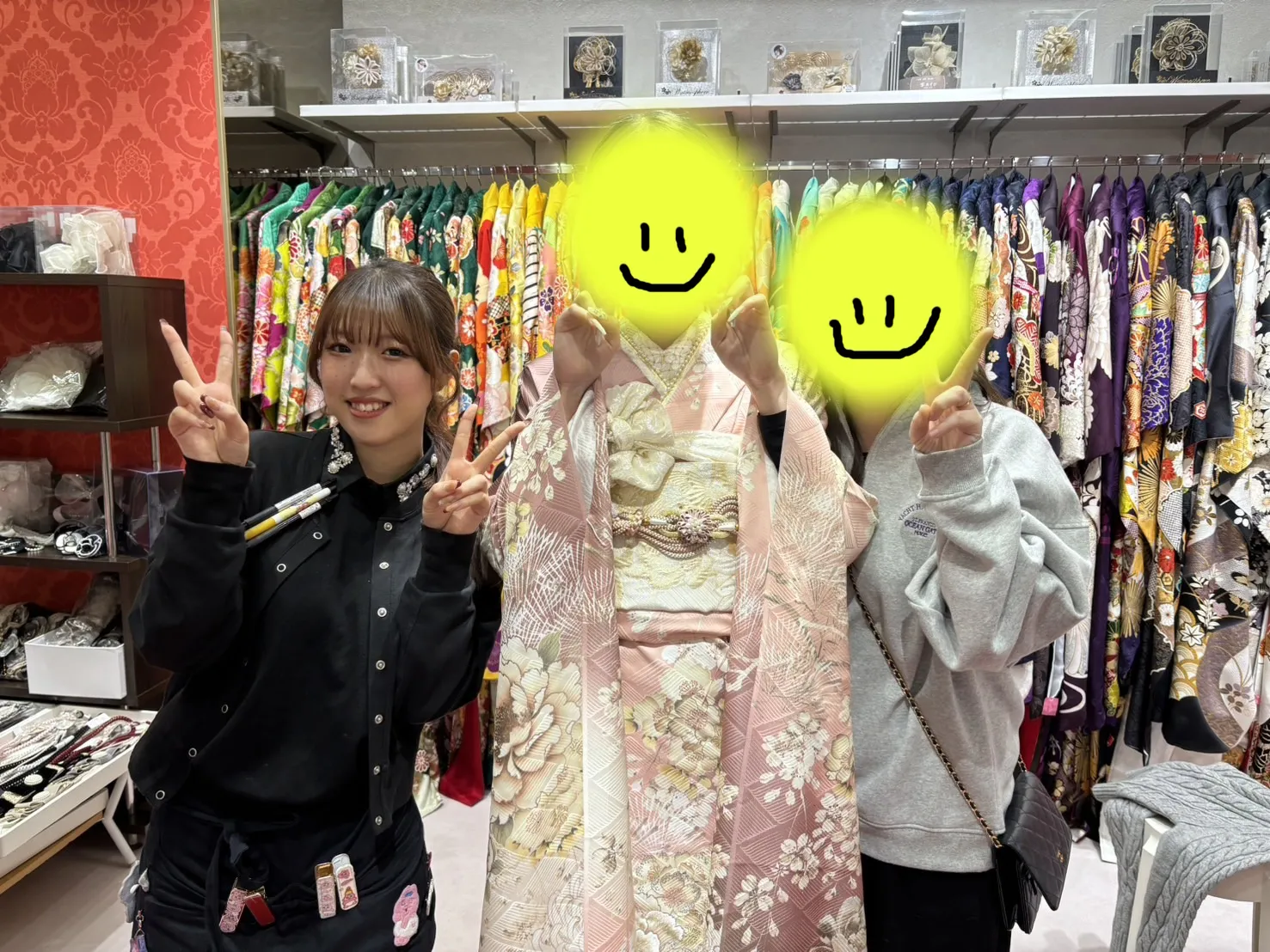 成人式　前撮り　梅田　袴　くすみカラー　かわいい　イマドキ　淡色　古典　タカゼン　撮影