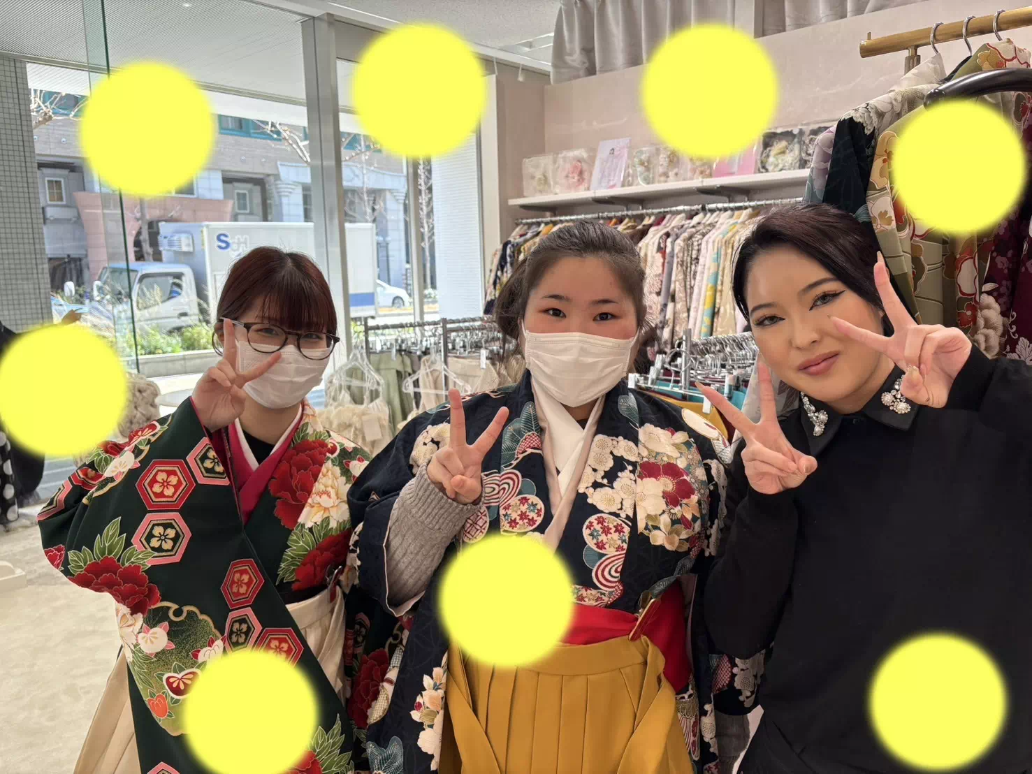 TAKAZEN神戸旧居留地店 前撮り撮影会 イマドキ カワイイ コディネート 振袖 レンタル 袴