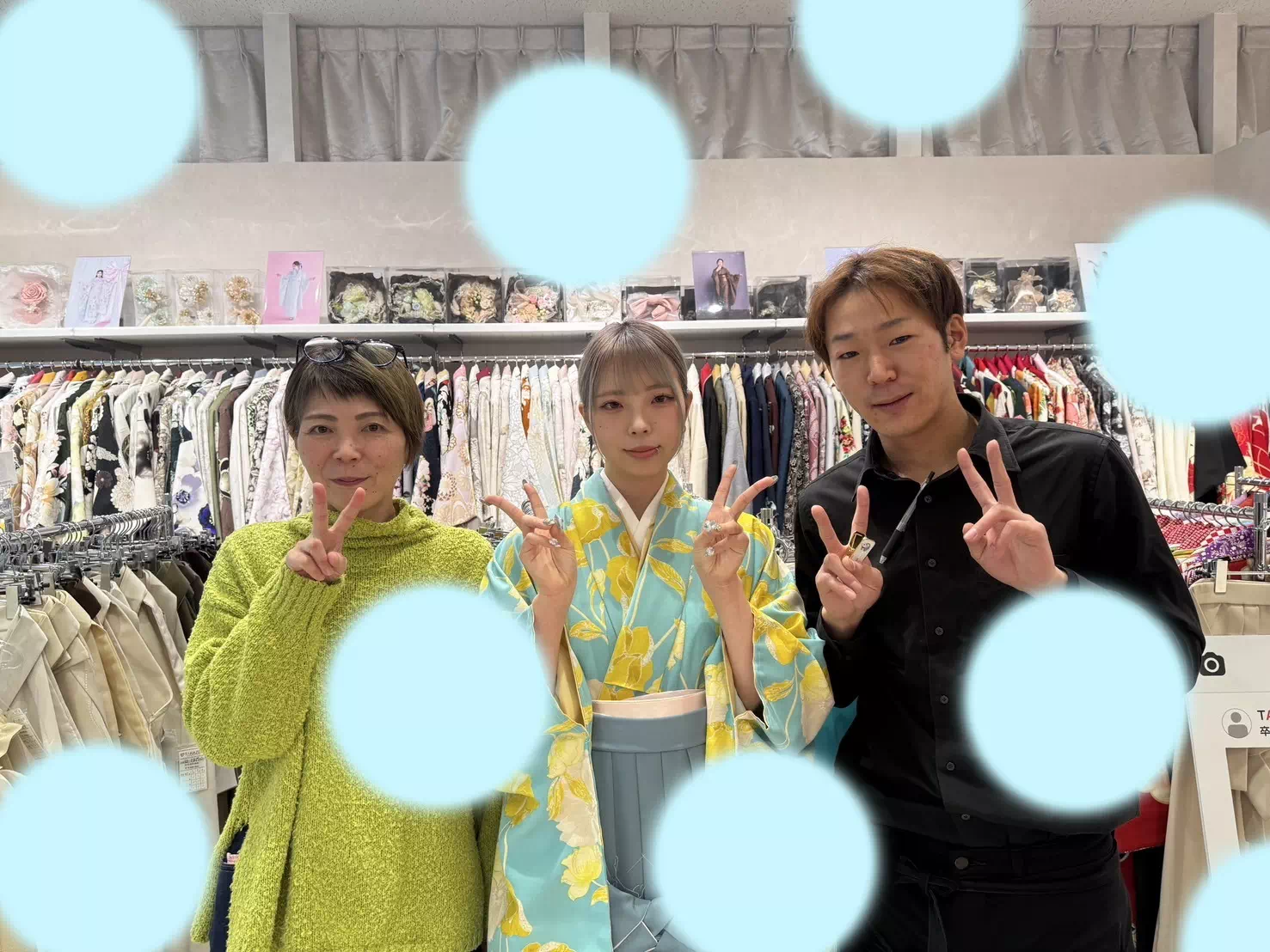 TAKAZEN神戸店 前撮り撮影会 イマドキ カワイイ コディネート 振袖 レンタル 袴