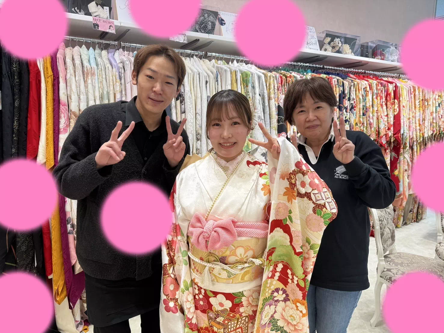 TAKAZEN神戸店 前撮り撮影会 イマドキ カワイイ コディネート 振袖 レンタル 袴